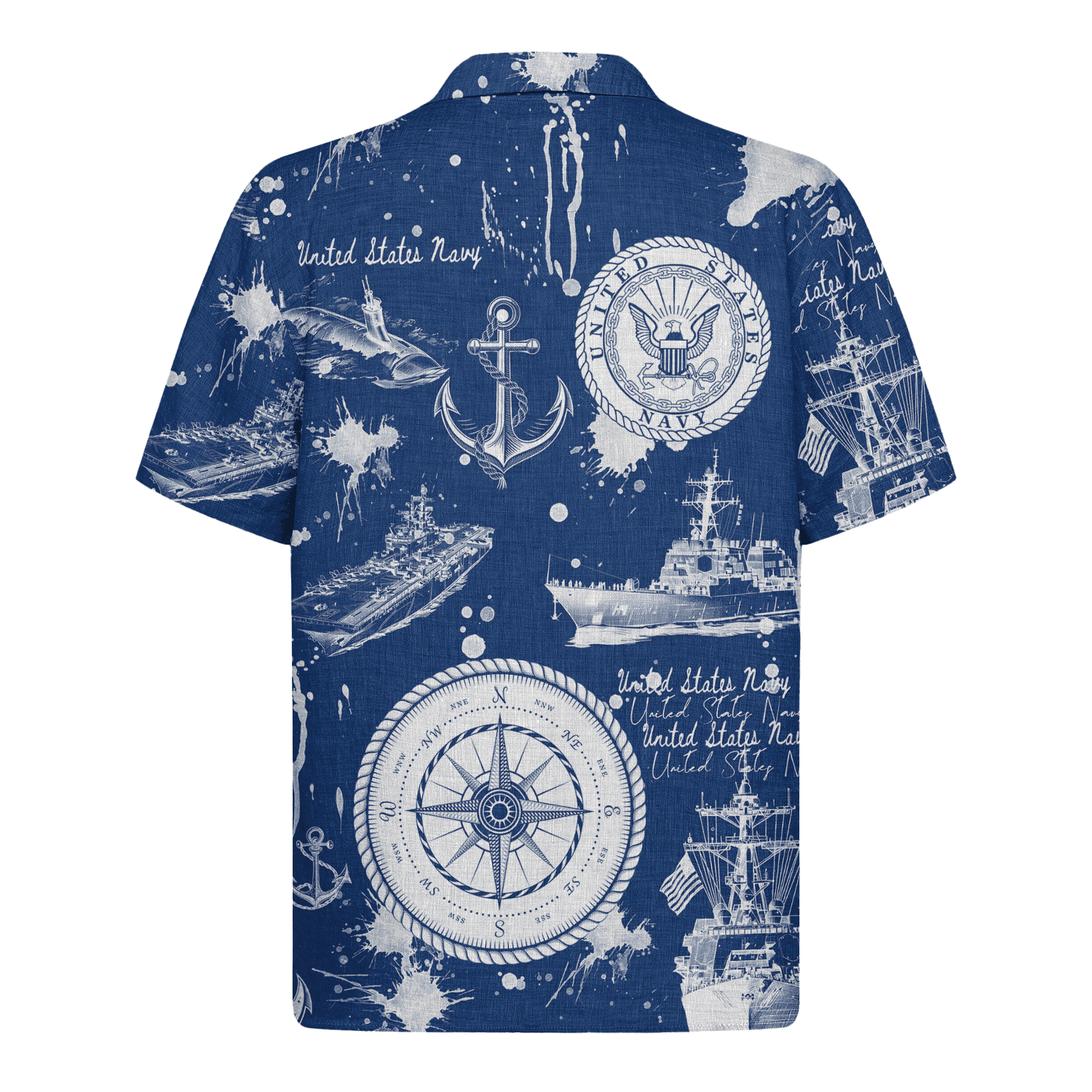 US Navy 250th Years Of Service Hawaiian Shirt