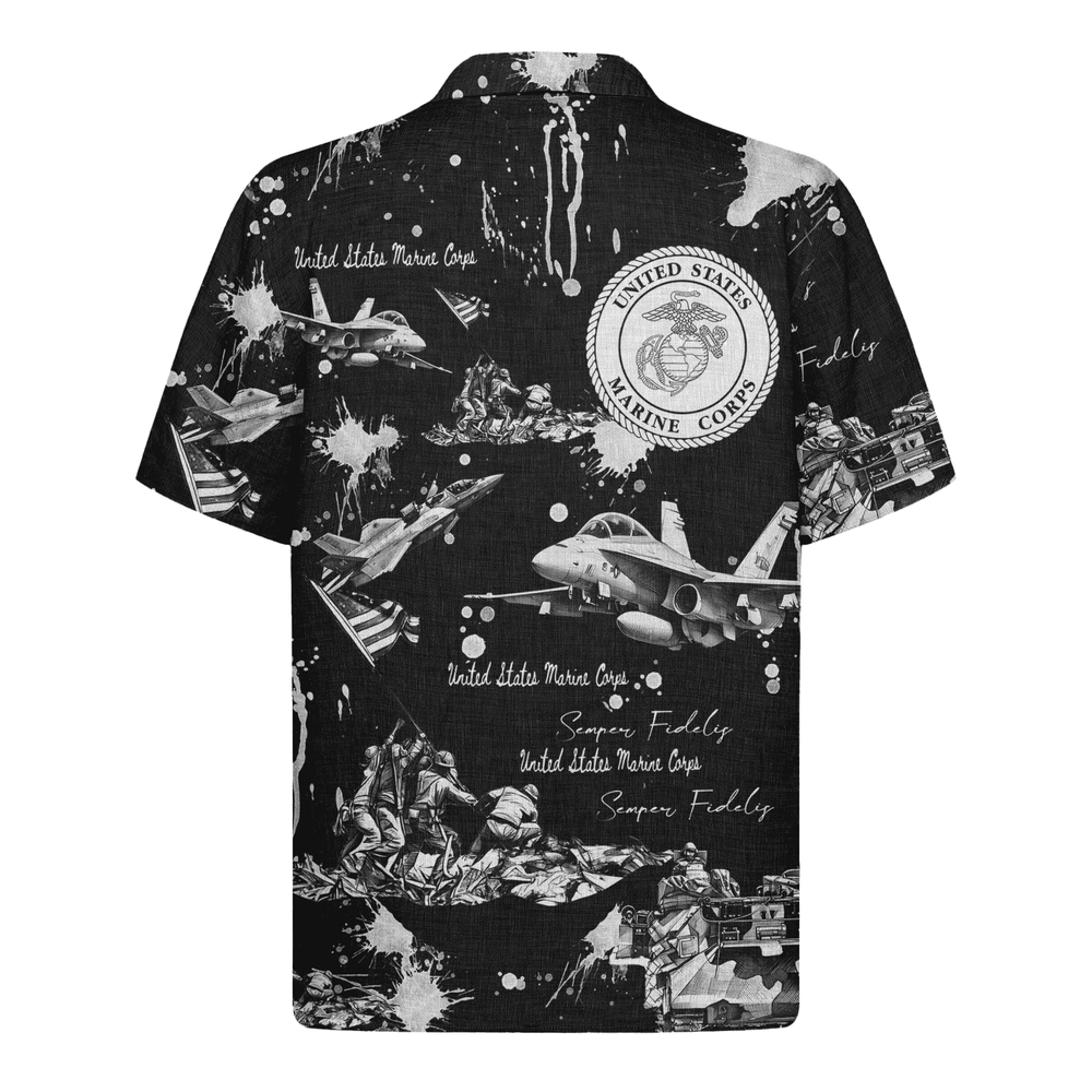 US MARINE 250th Years Of Service Hawaiian Shirt