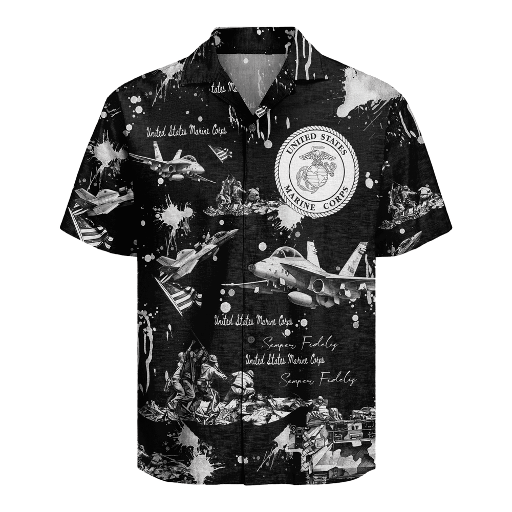 US MARINE 250th Years Of Service Hawaiian Shirt