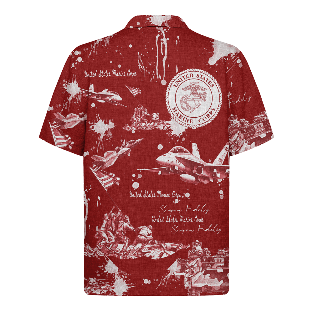 US MARINE 250th Years Of Service Hawaiian Shirt