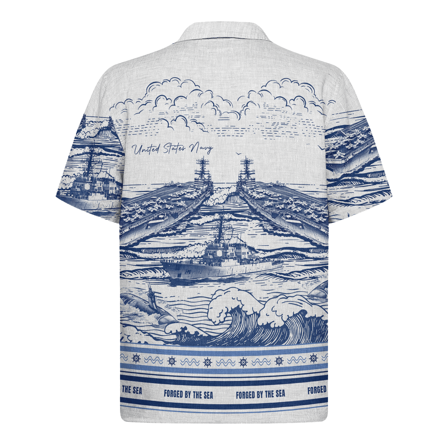 US Navy 250th Years Of Service Hawaiian Shirt