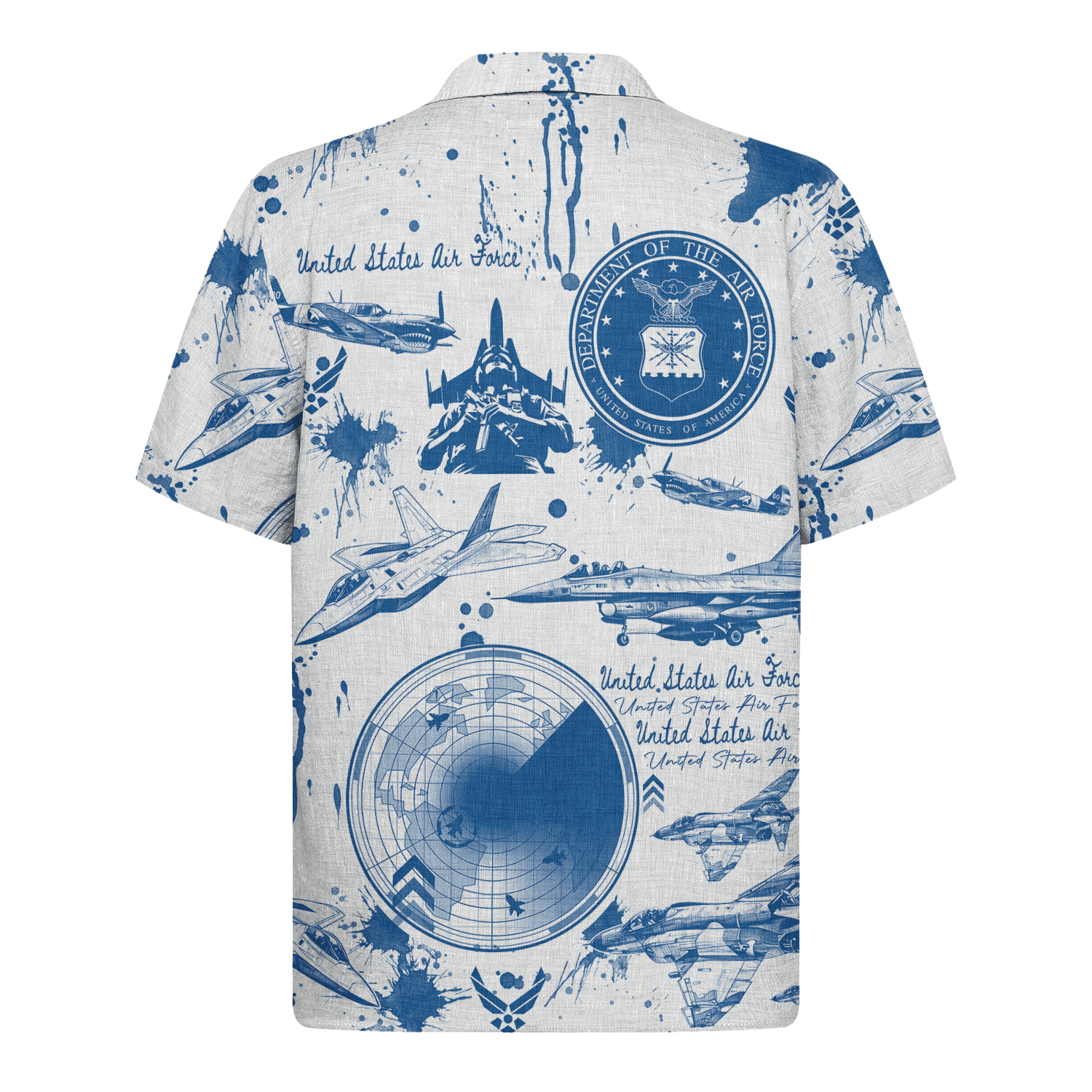 US Airforce 78th Years Of Service Hawaiian Shirt