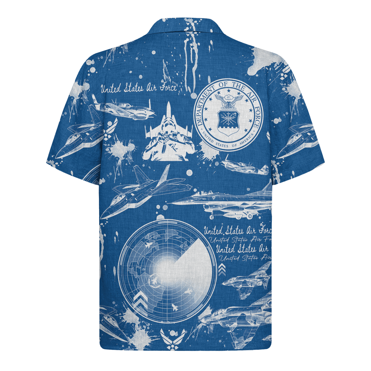 US Airforce 78th Years Of Service Hawaiian Shirt