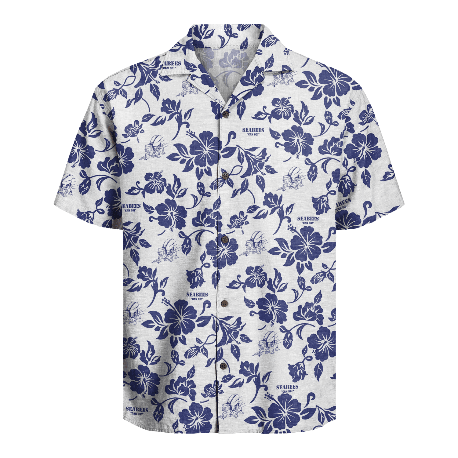 US Navy Seabees 250th Years Of Service Hawaiian Shirt