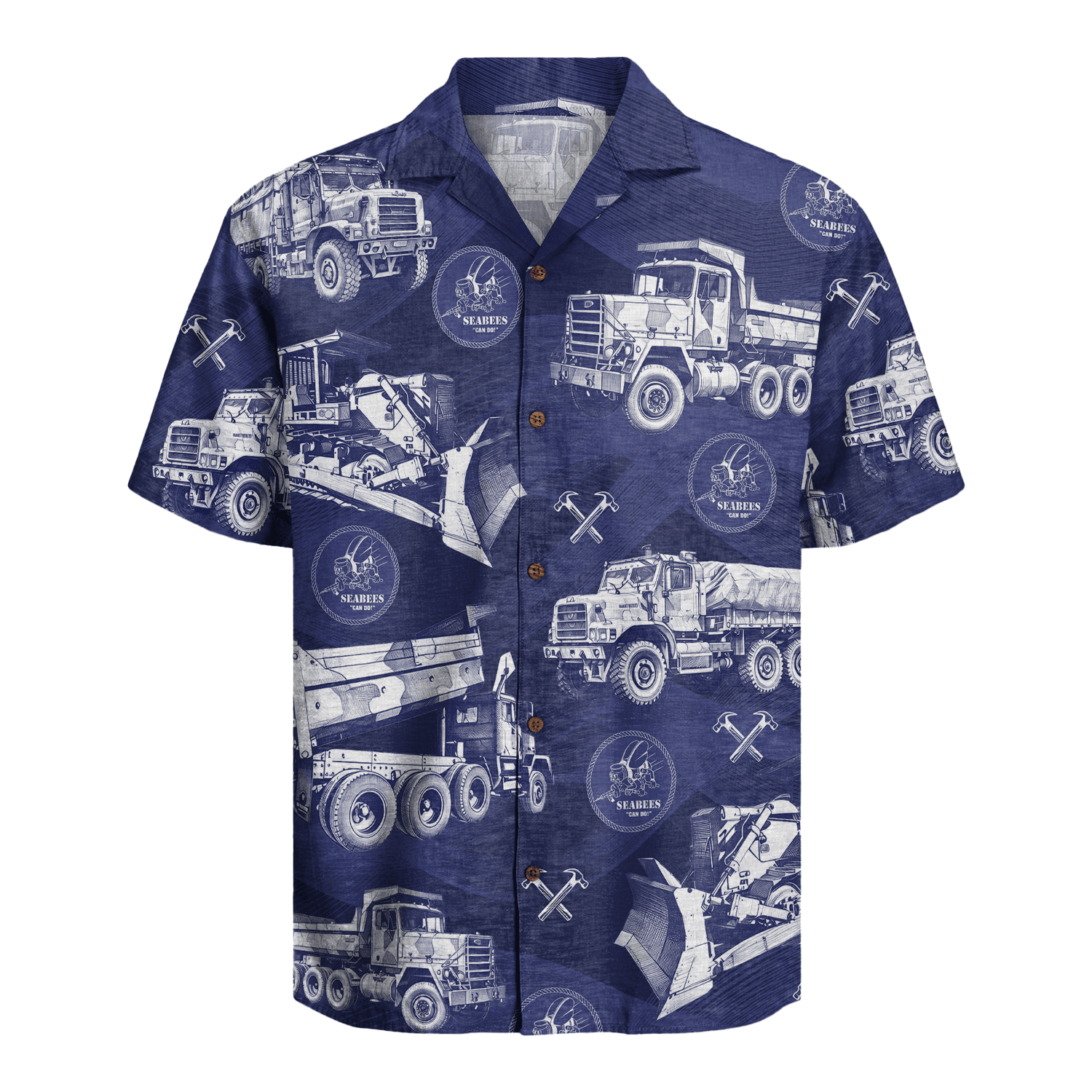 US Navy Seabees 250th Years Of Service Hawaiian Shirt
