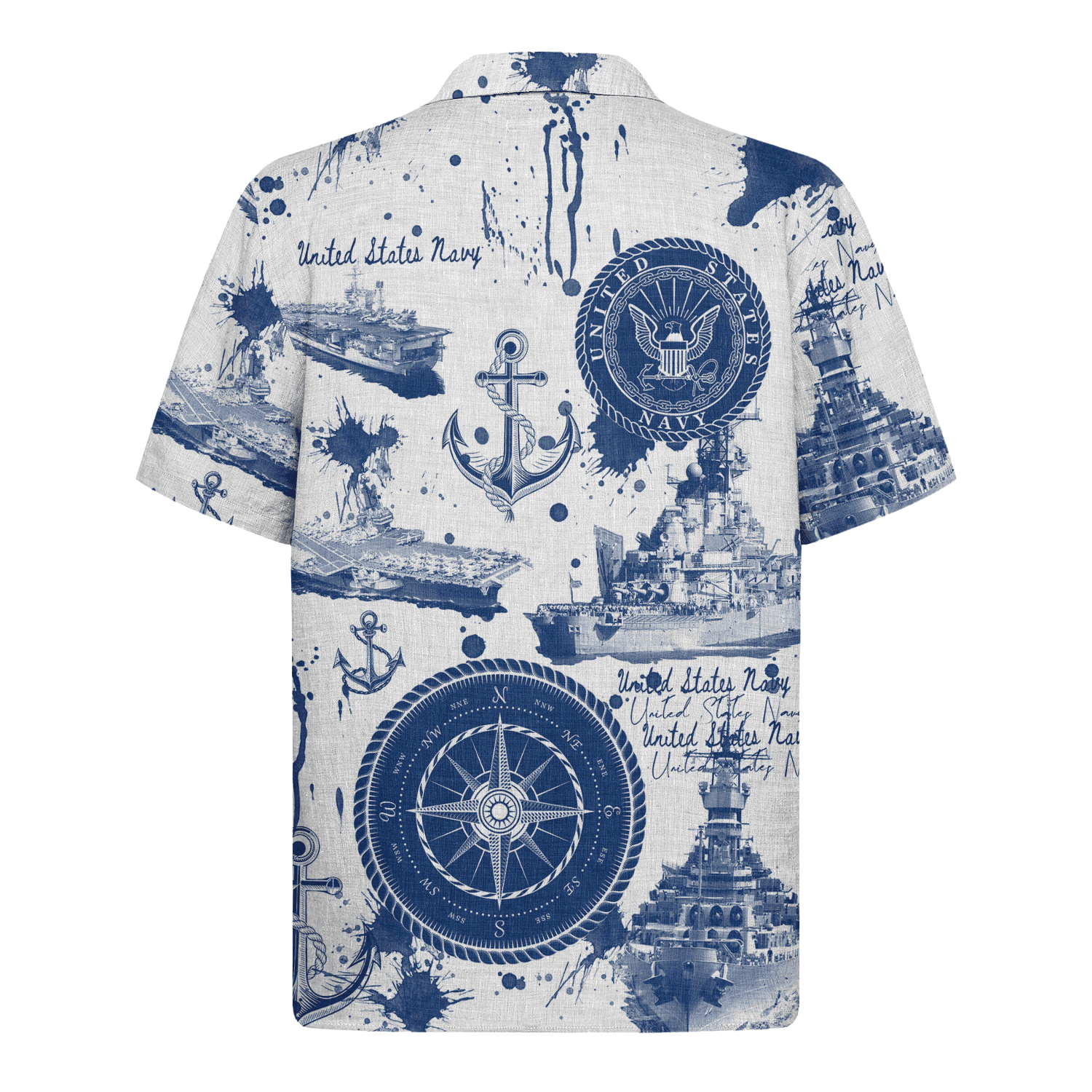 US Navy 250th Years Of Service Hawaiian Shirt