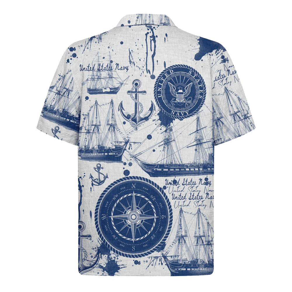 US Navy 250th Years Of Service Hawaiian Shirt