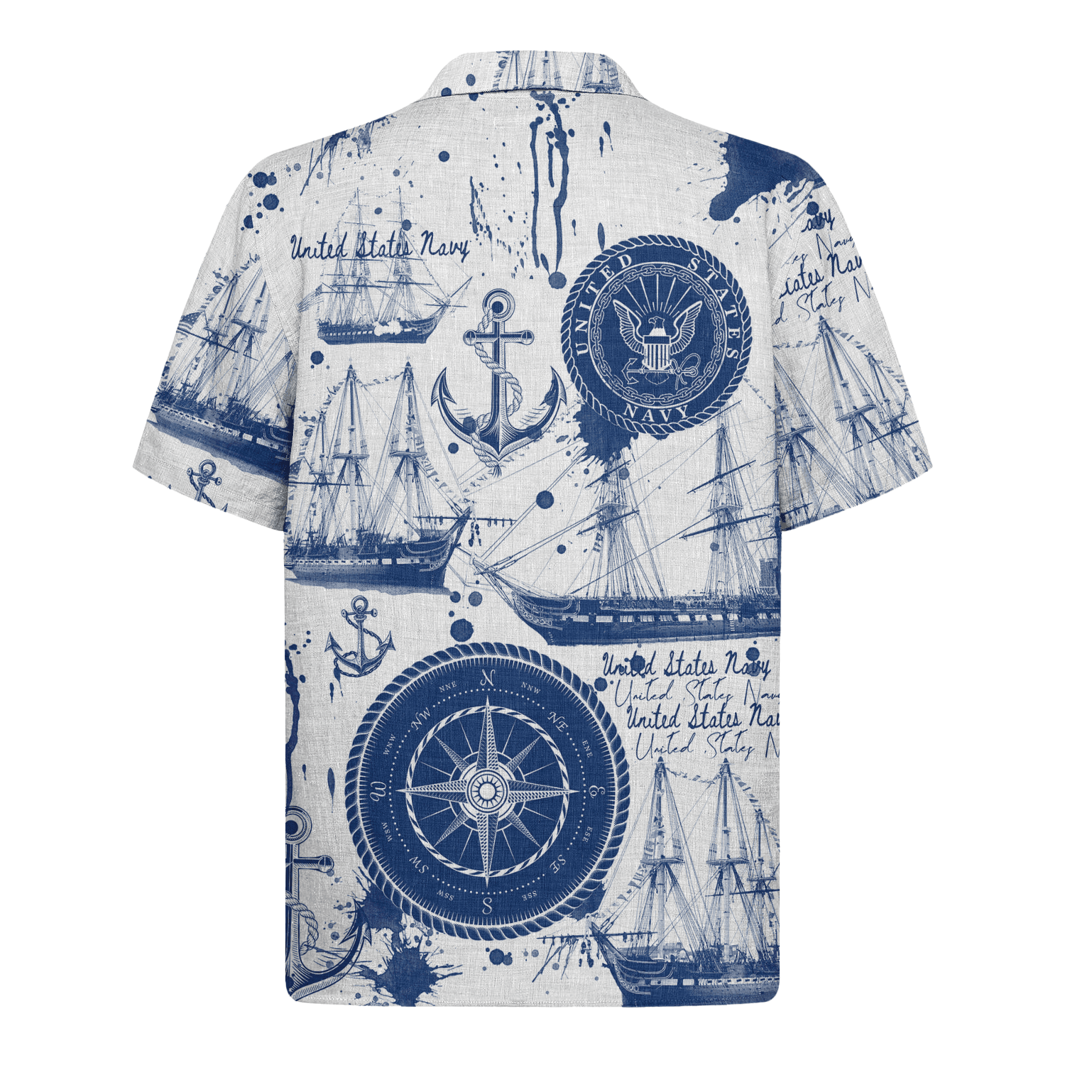 US Navy 250th Years Of Service Hawaiian Shirt