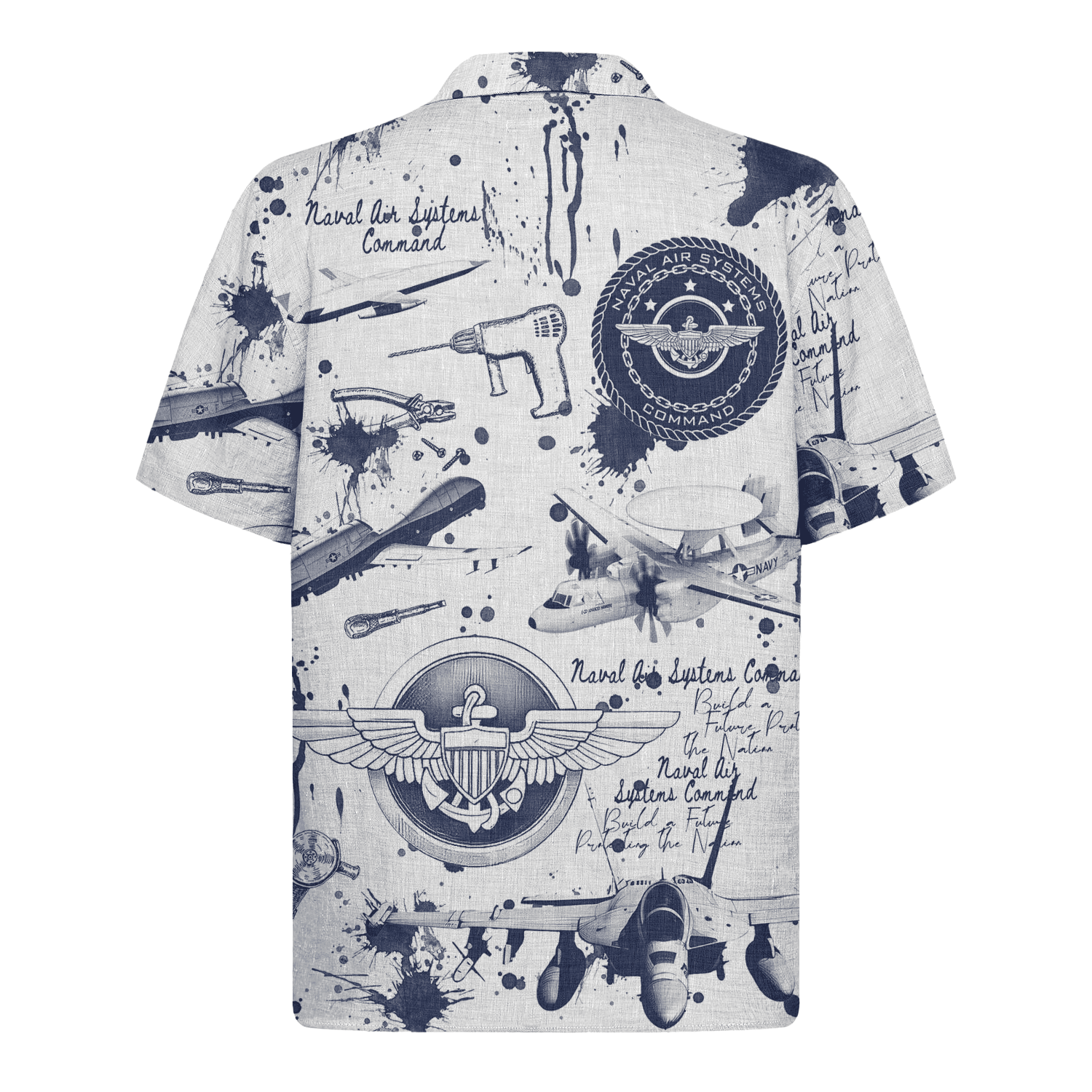 US Navy Navair 250th Years of Service Hawaiian Shirt