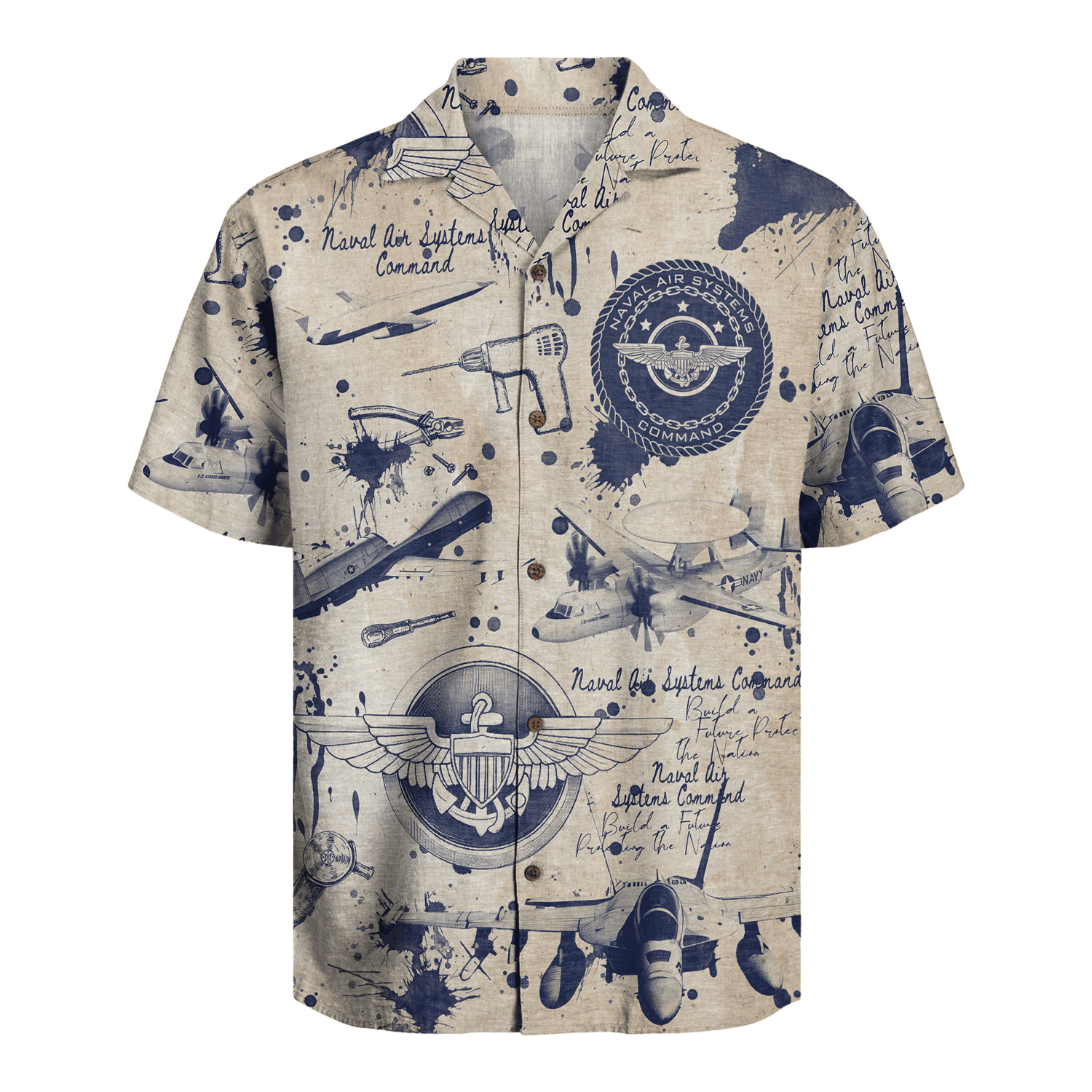 US Navy Navair 250th Years of Service Hawaiian Shirt