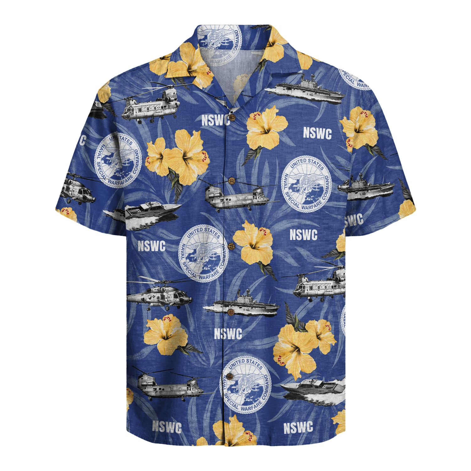 US Naval Special Warfare Command 250th Years of Service Hawaiian Shirt