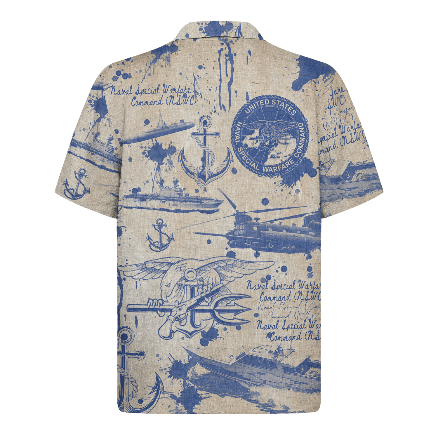 US Naval Special Warfare Command 250th Years of Service Hawaiian Shirt