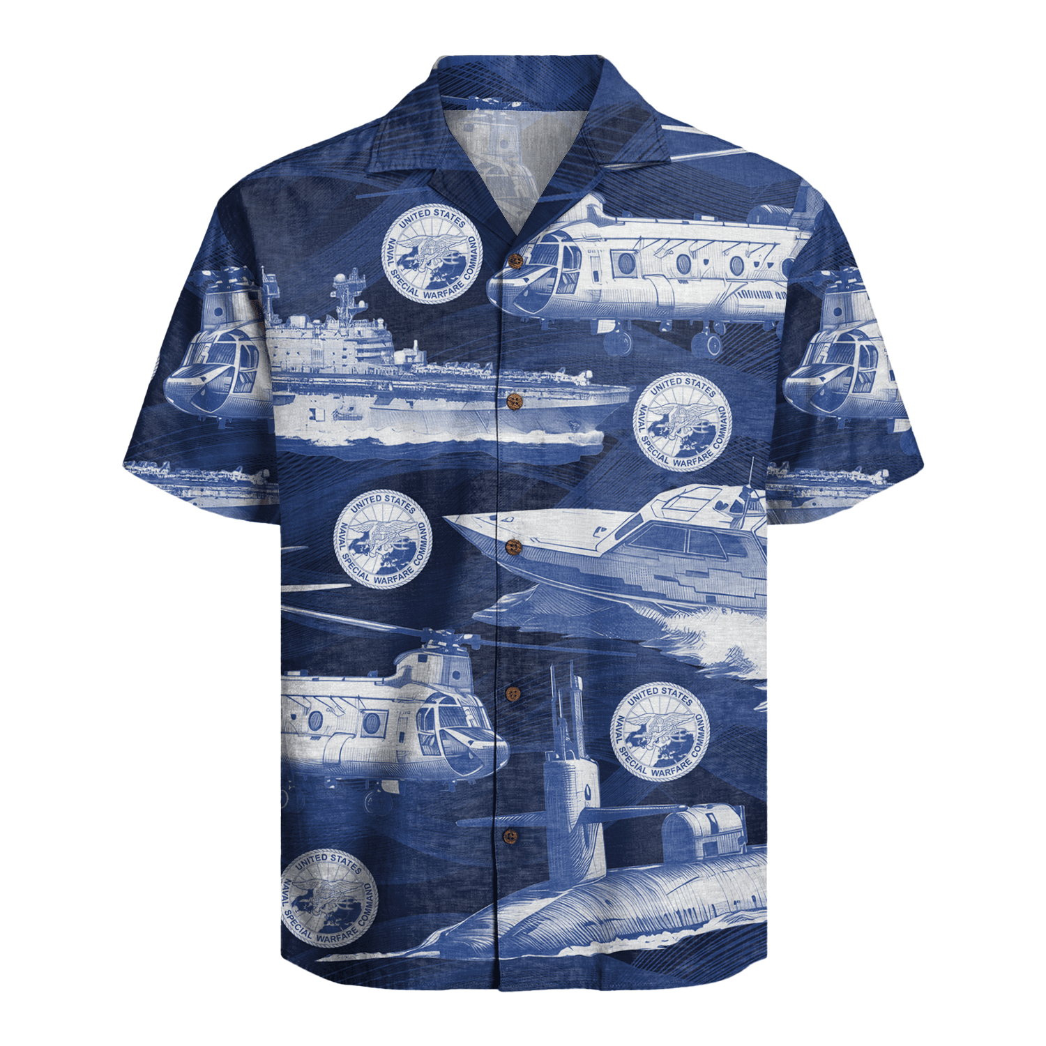 US Naval Special Warfare Command 250th Years of Service Hawaiian Shirt
