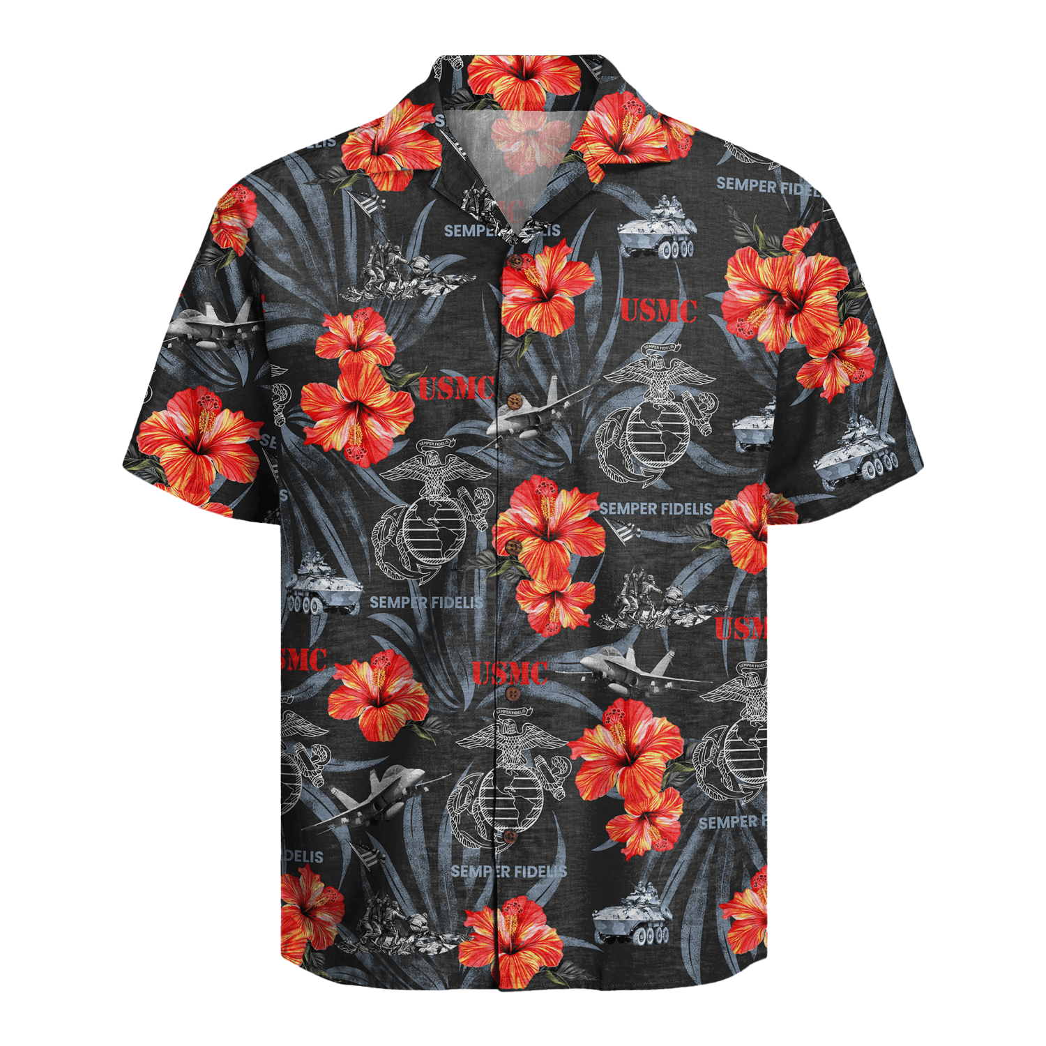US MARINE 250th Years Of Service Hawaiian Shirt