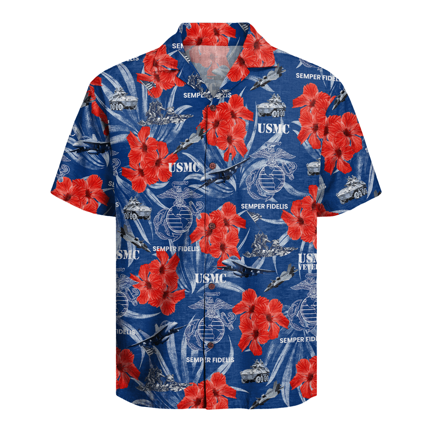 US MARINE 250th Years Of Service Hawaiian Shirt