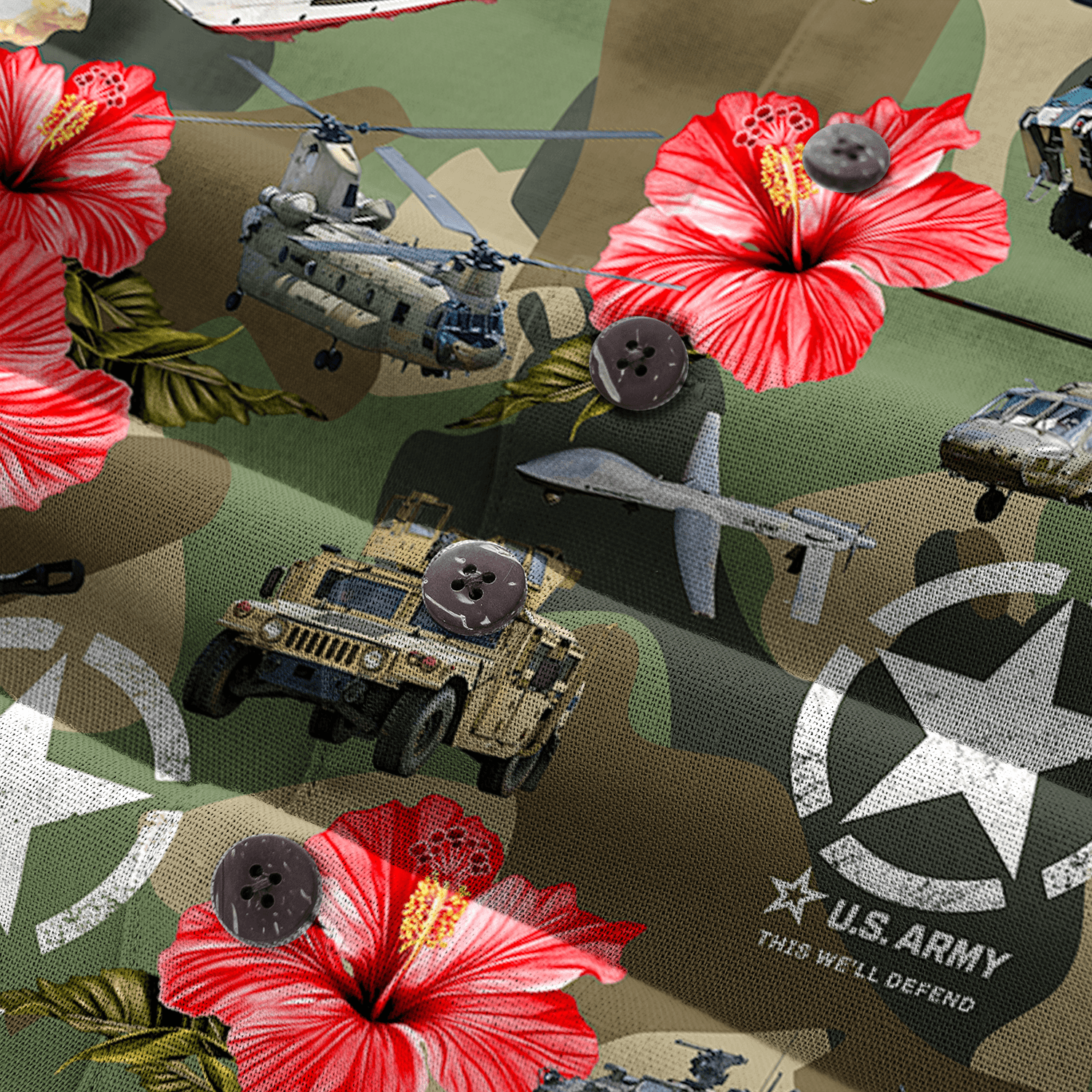 US Army Hawaiian Shirt