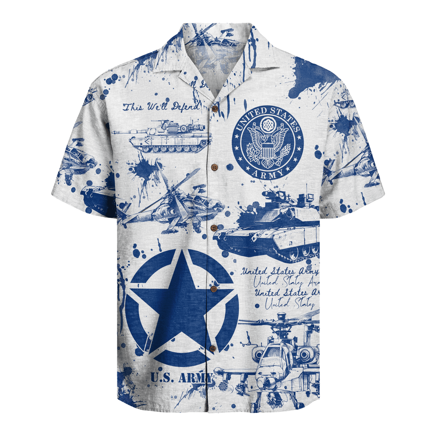 US Army Hawaiian Shirt