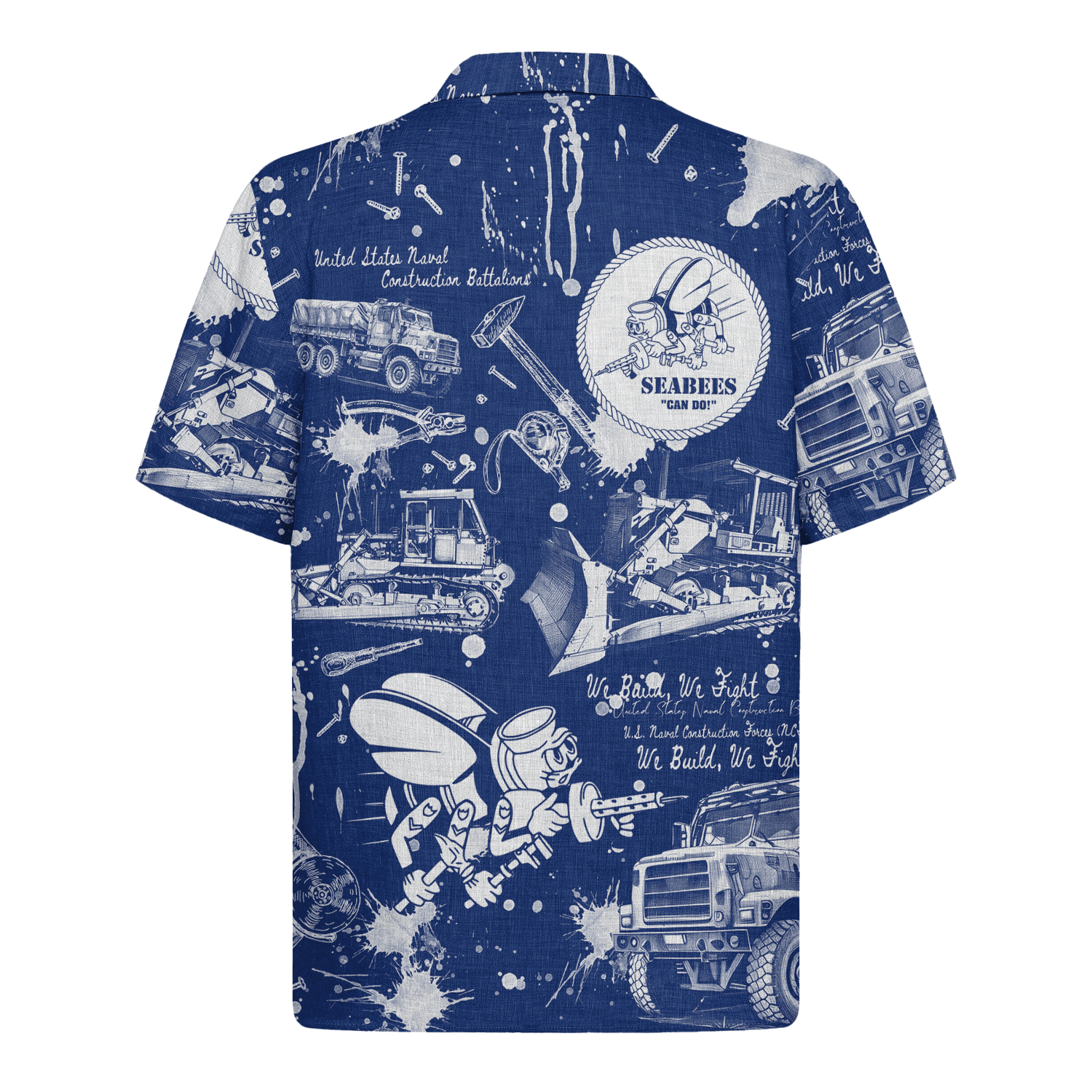 US Navy Seabees 250th Years Of Service Hawaiian Shirt