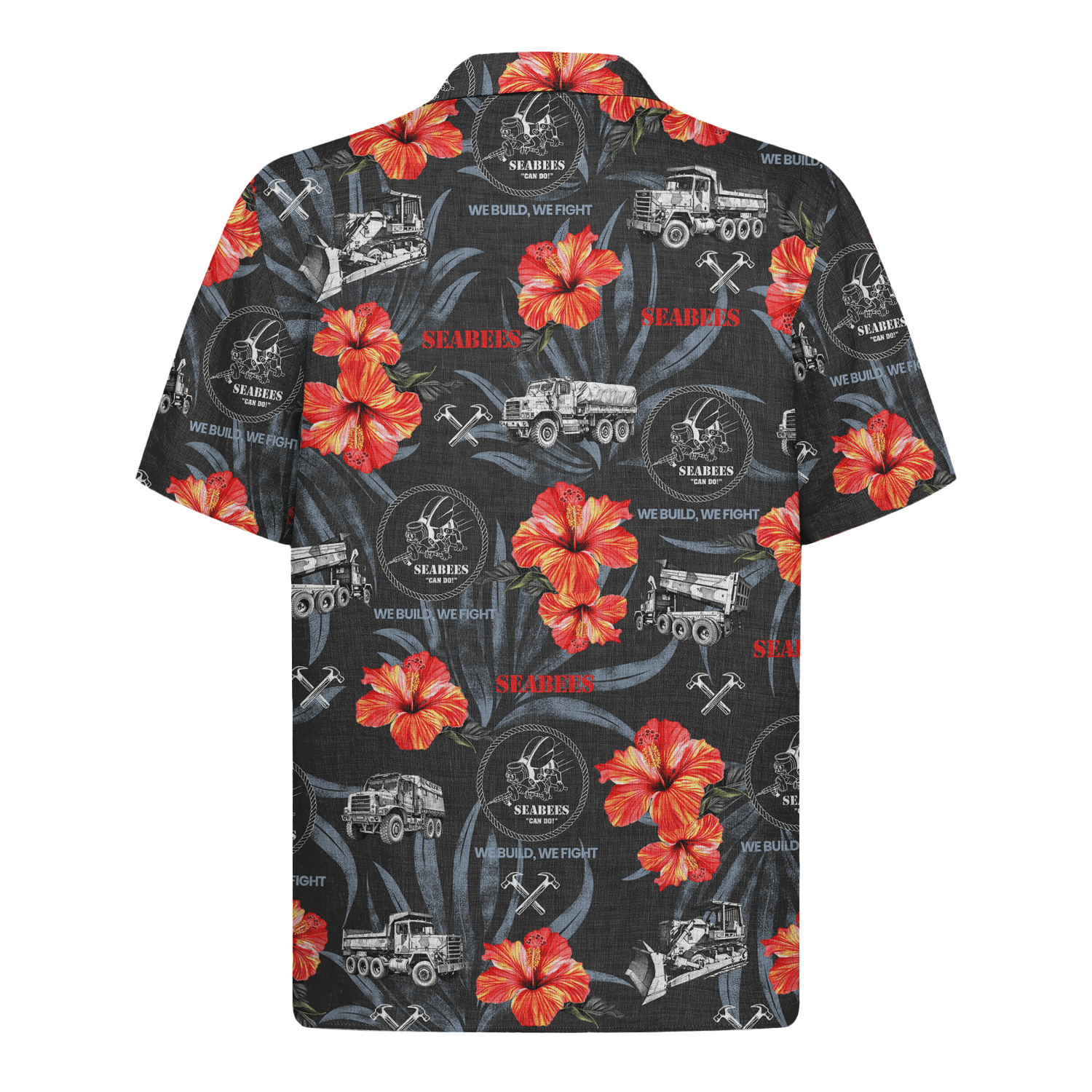 US Navy Seabees 250th Years Of Service Hawaiian Shirt