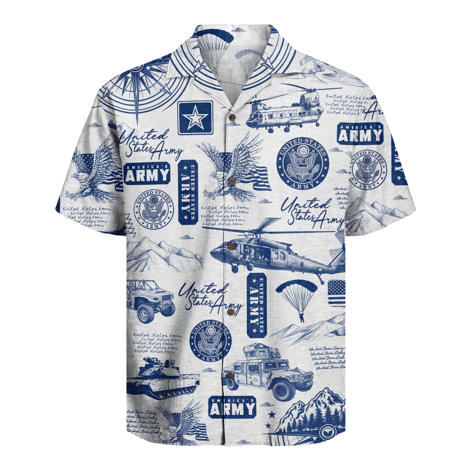 US Army Hawaiian Shirt