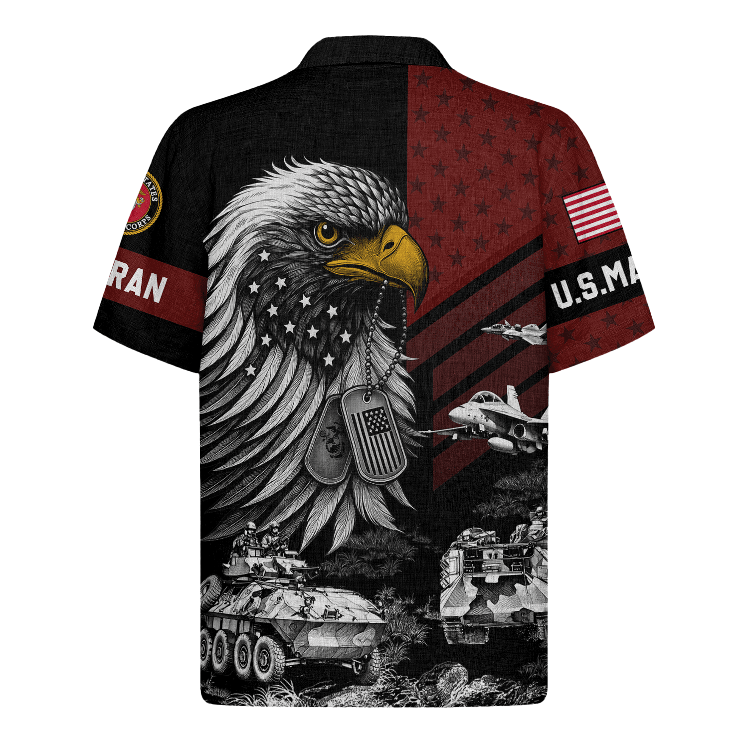 US MARINE 250th Years Of Service Hawaiian Shirt