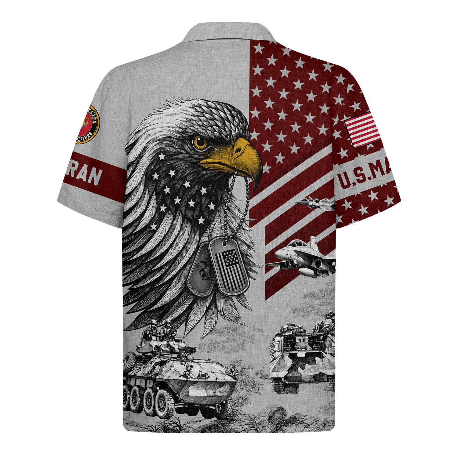 US MARINE 250th Years Of Service Hawaiian Shirt