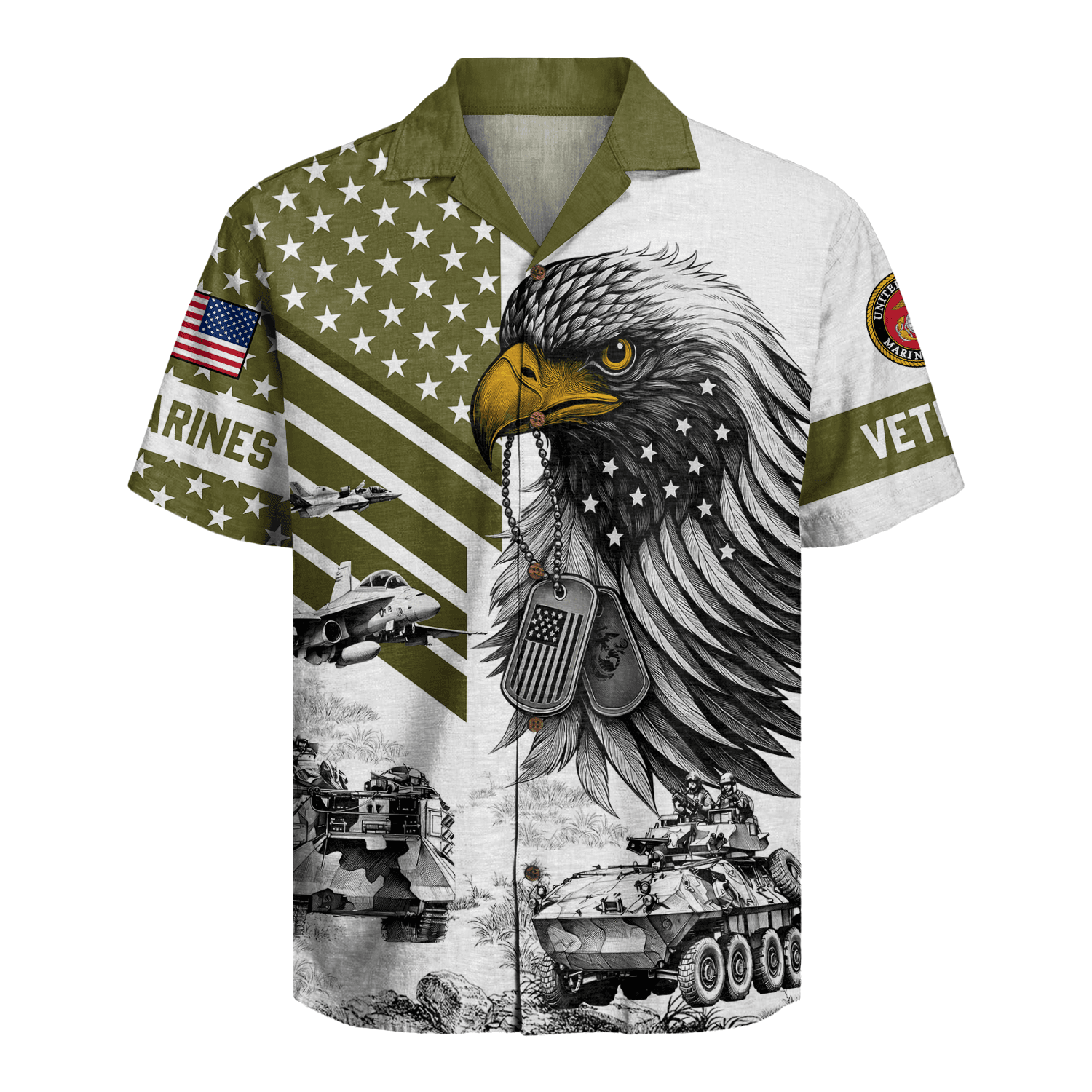 US MARINE 250th Years Of Service Hawaiian Shirt
