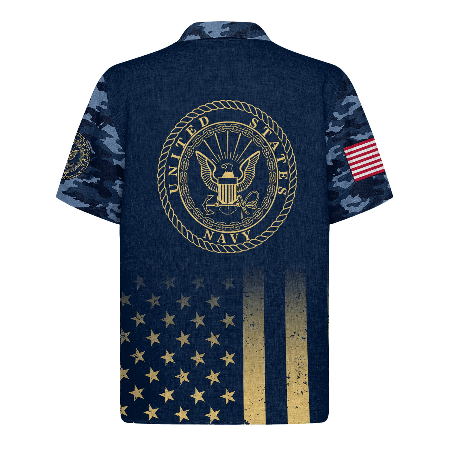 US Navy 250th Years Of Service Hawaiian Shirt