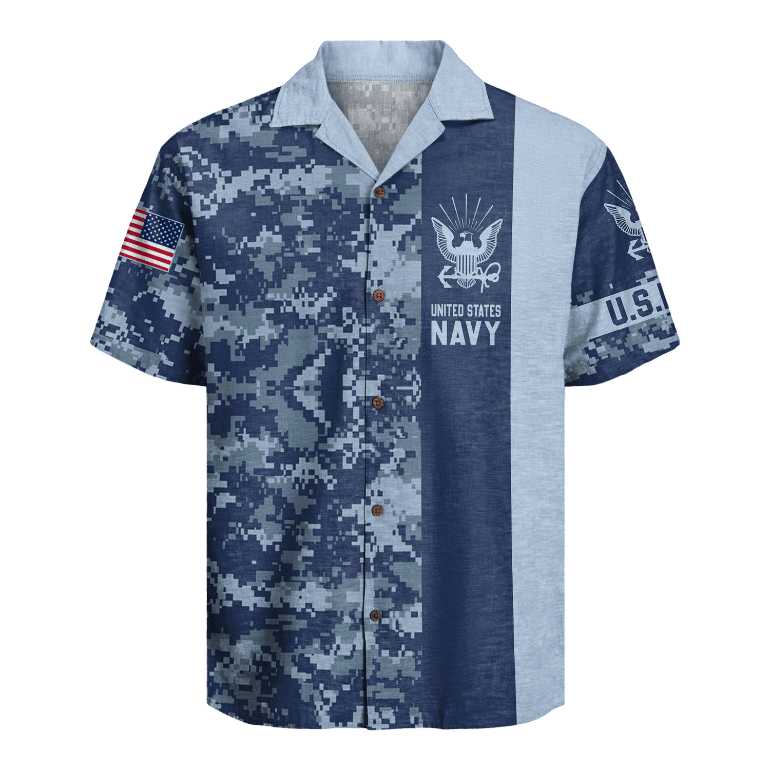US Navy 250th Years Of Service Hawaiian Shirt