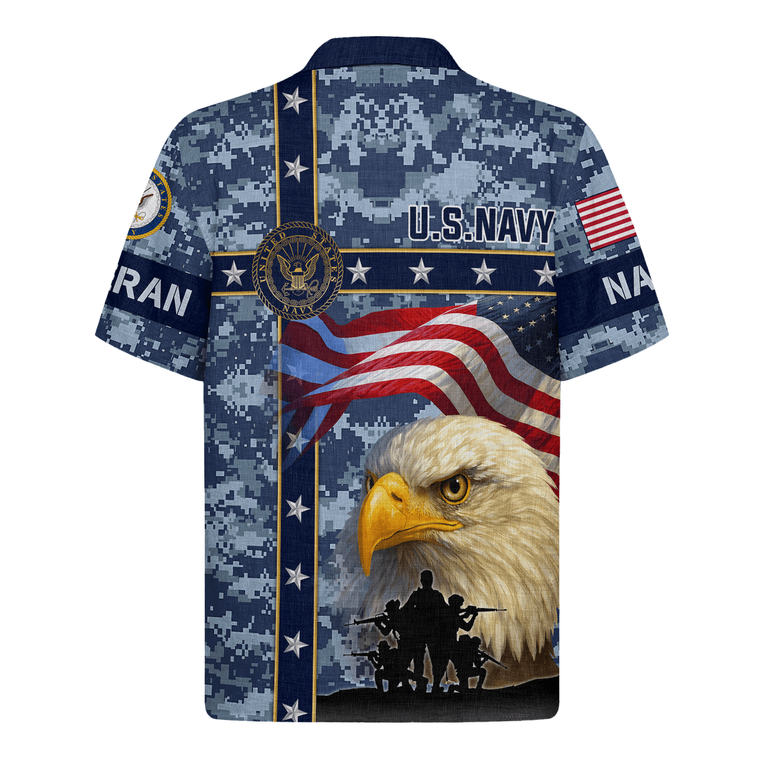US Navy 250th Years Of Service Hawaiian Shirt