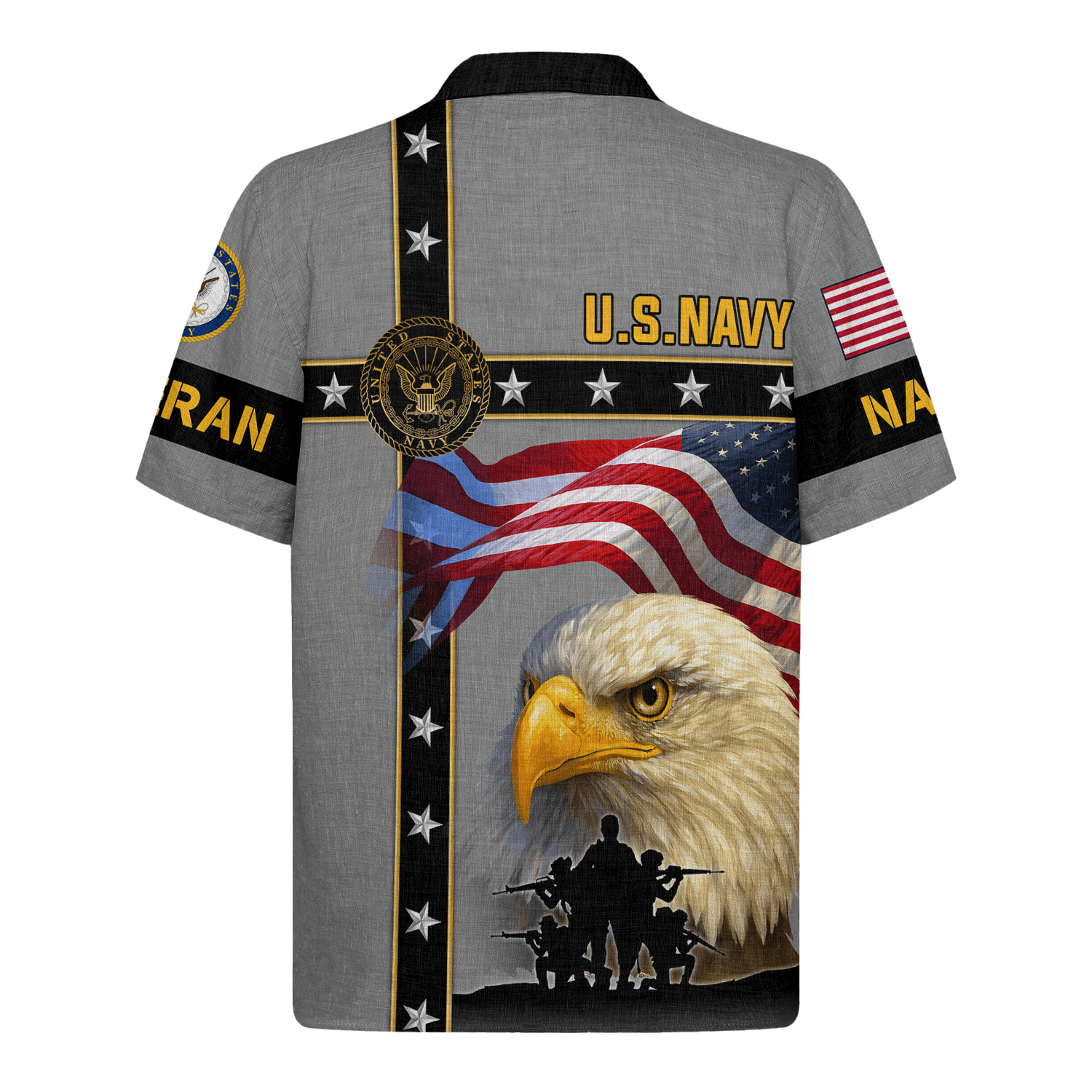 US Navy 250th Years Of Service Hawaiian Shirt