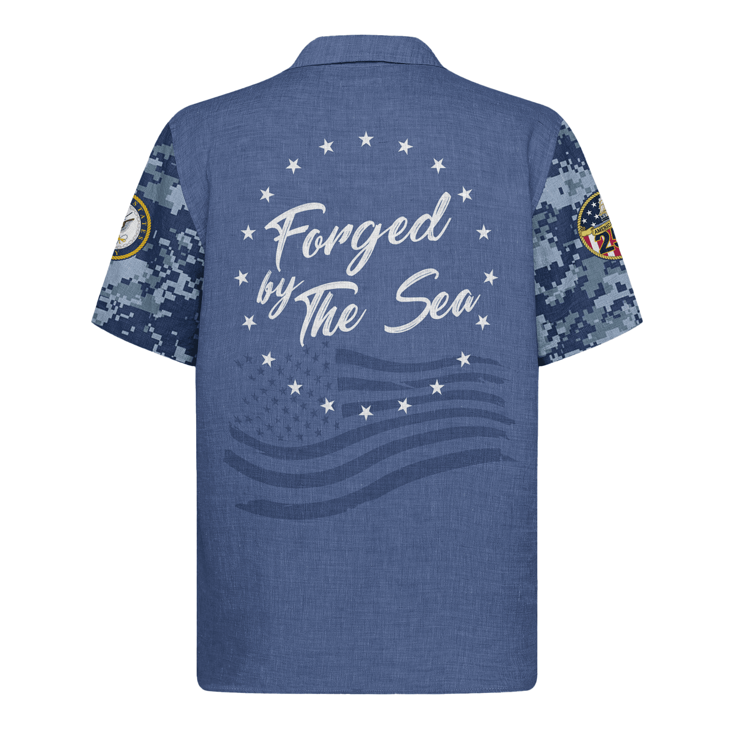 US Navy 250th Years Of Service Hawaiian Shirt