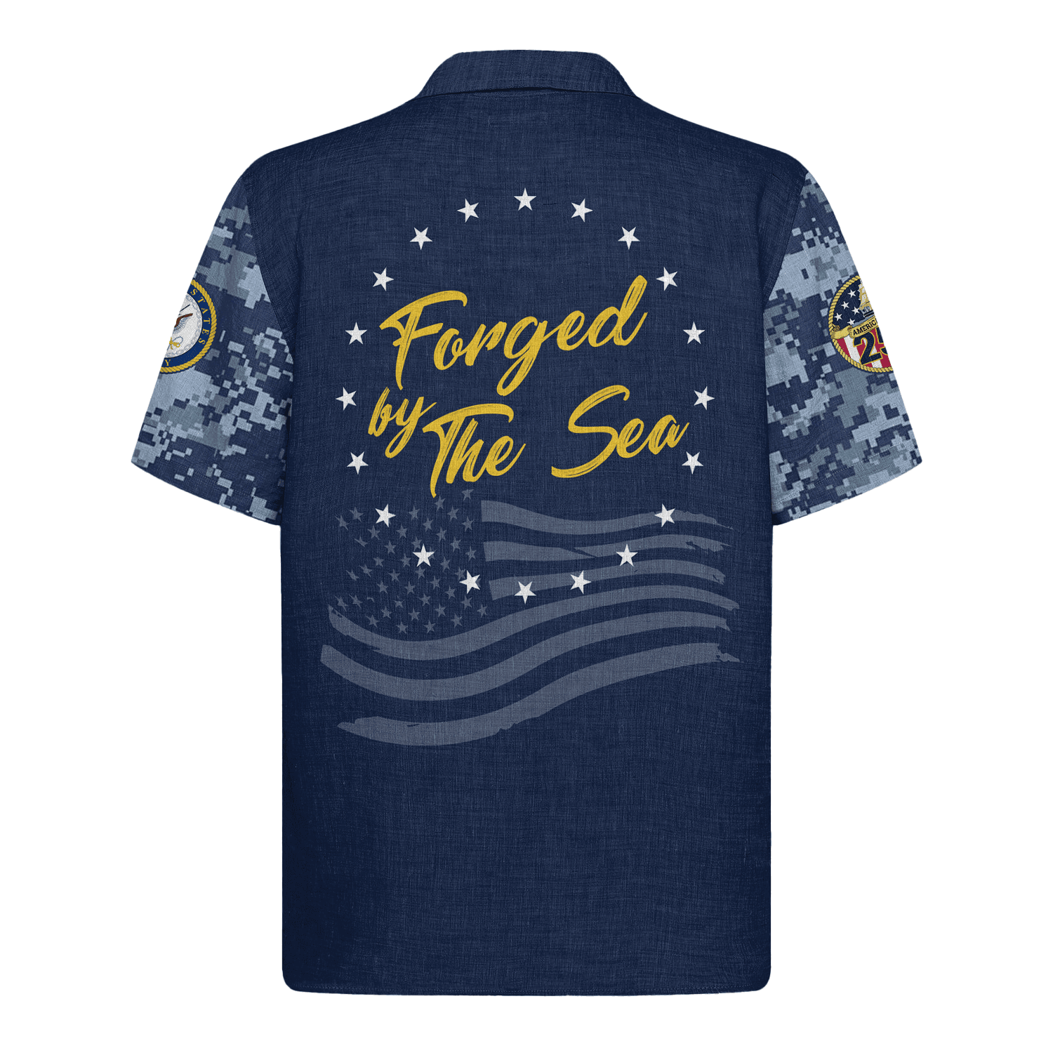 US Navy 250th Years Of Service Hawaiian Shirt