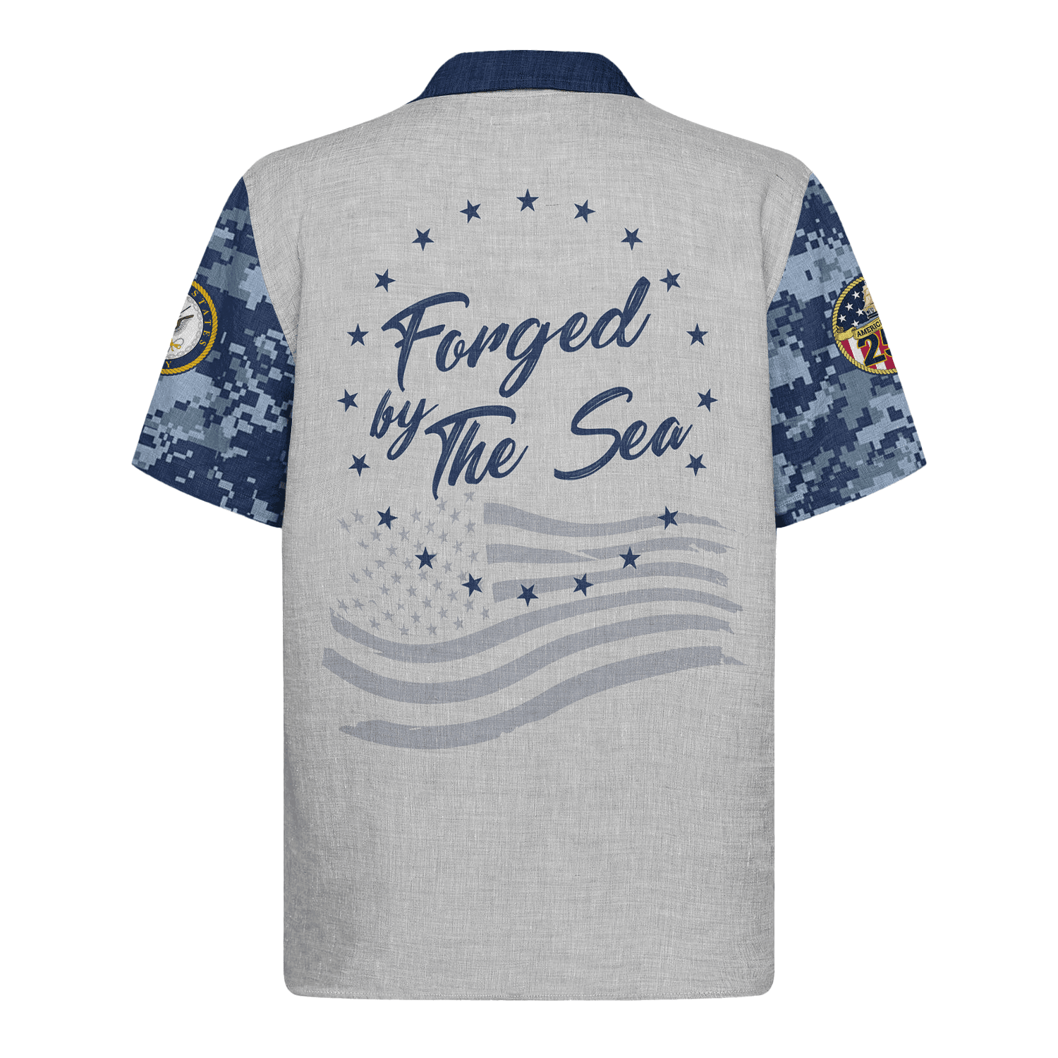 US Navy 250th Years Of Service Hawaiian Shirt