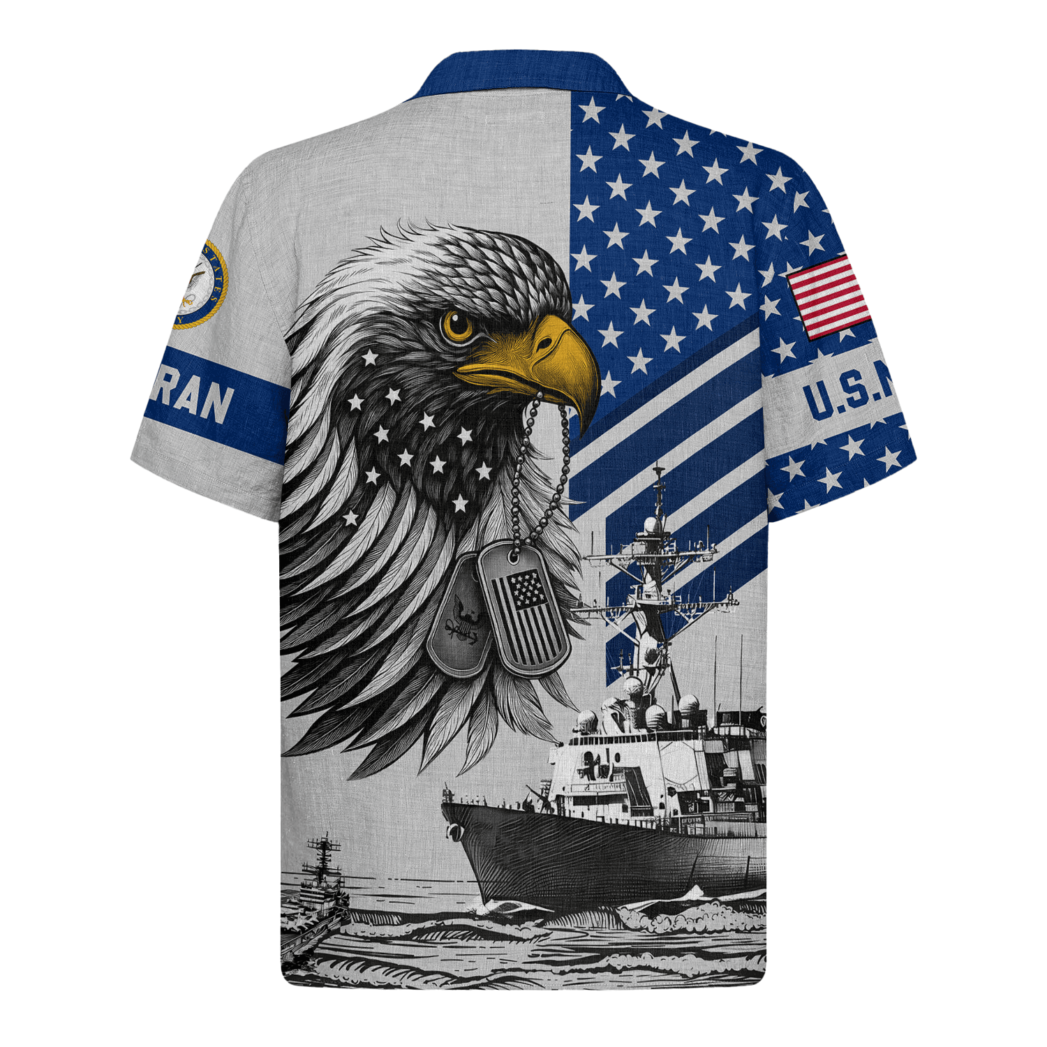 US Navy 250th Years Of Service Hawaiian Shirt
