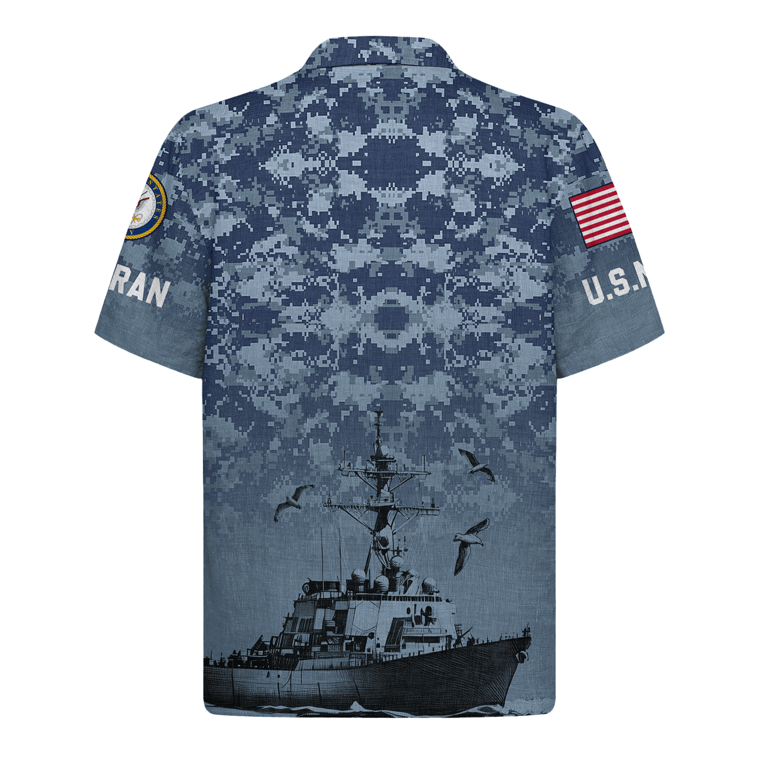 US Navy 250th Years Of Service Hawaiian Shirt
