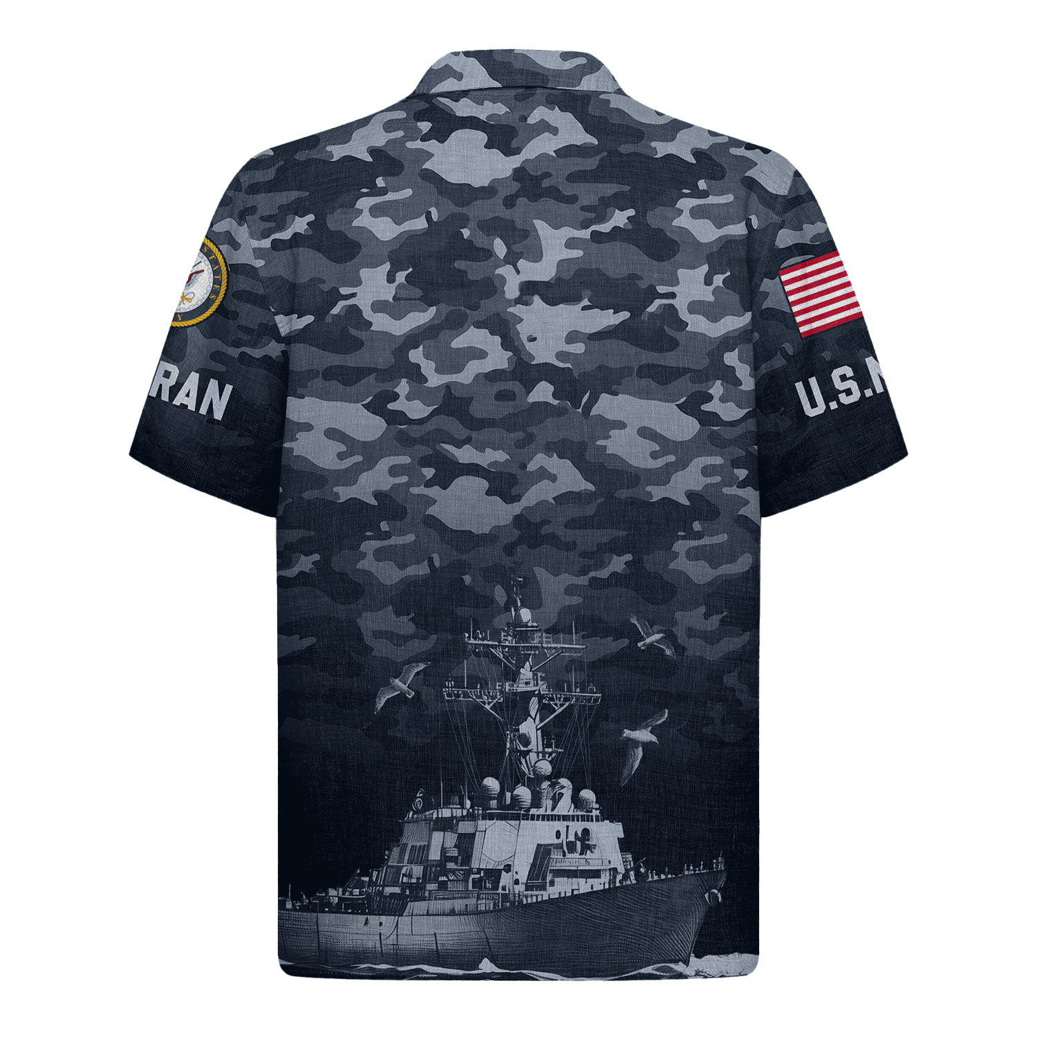 US Navy 250th Years Of Service Hawaiian Shirt