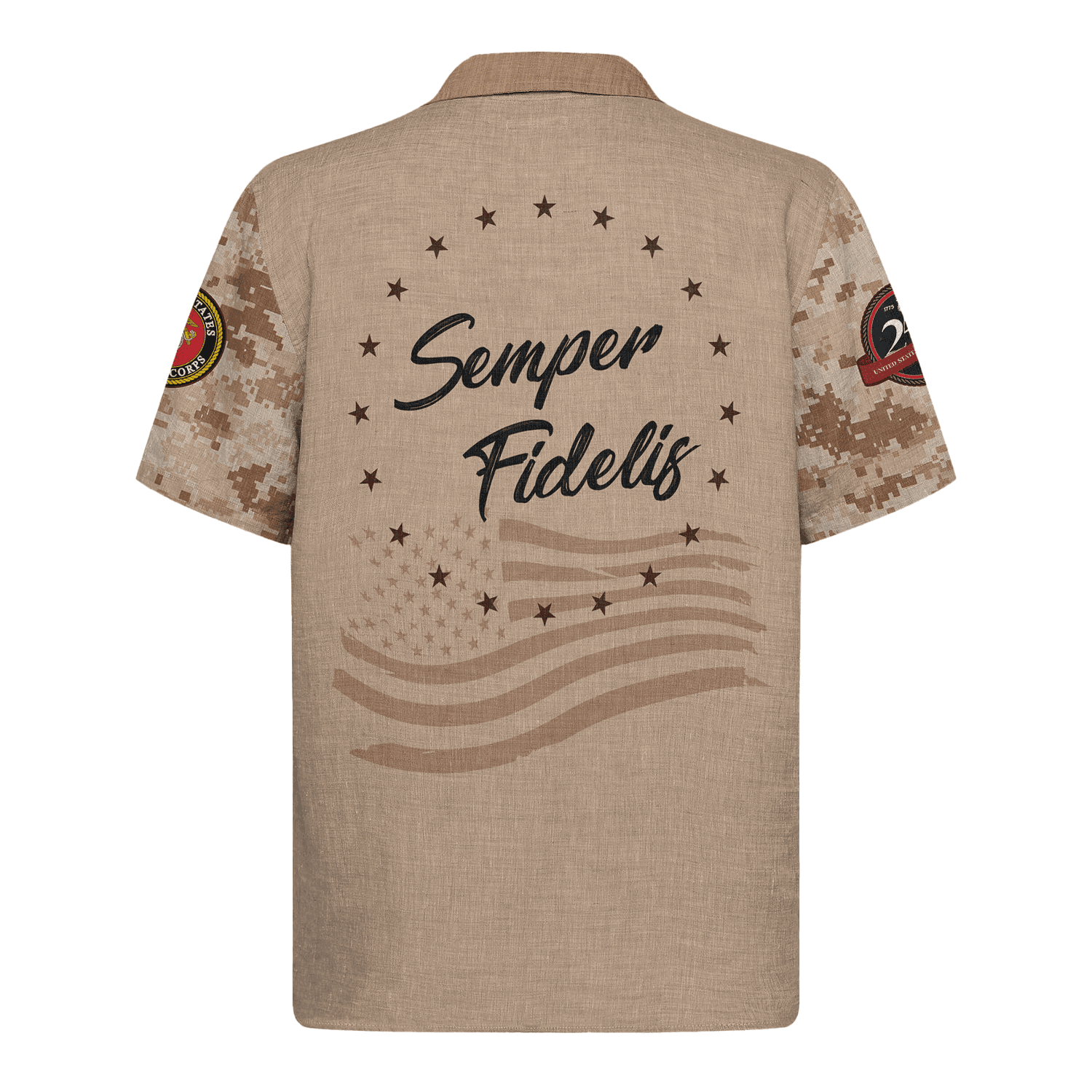 US MARINE 250th Years Of Service Hawaiian Shirt
