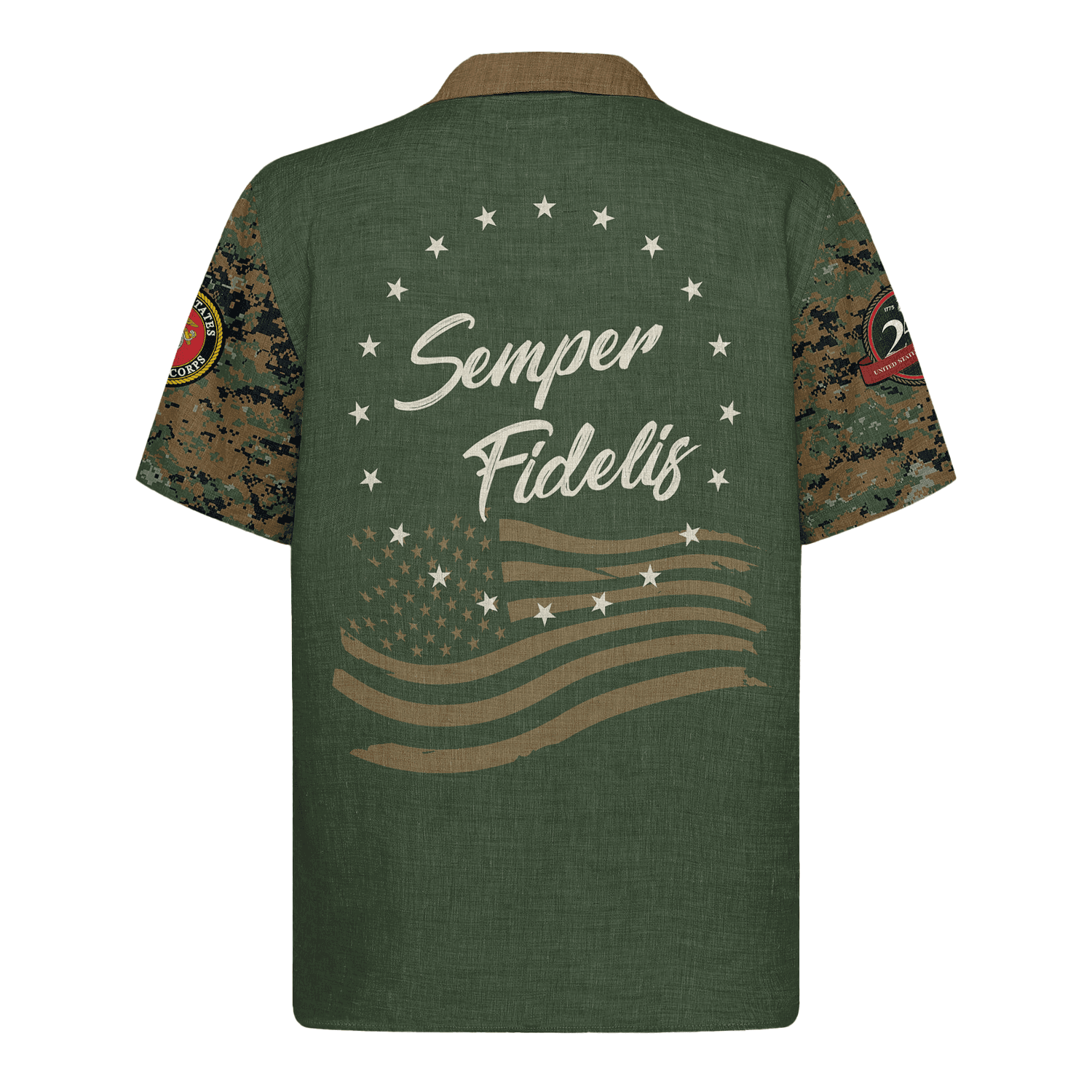 US MARINE 250th Years Of Service Hawaiian Shirt