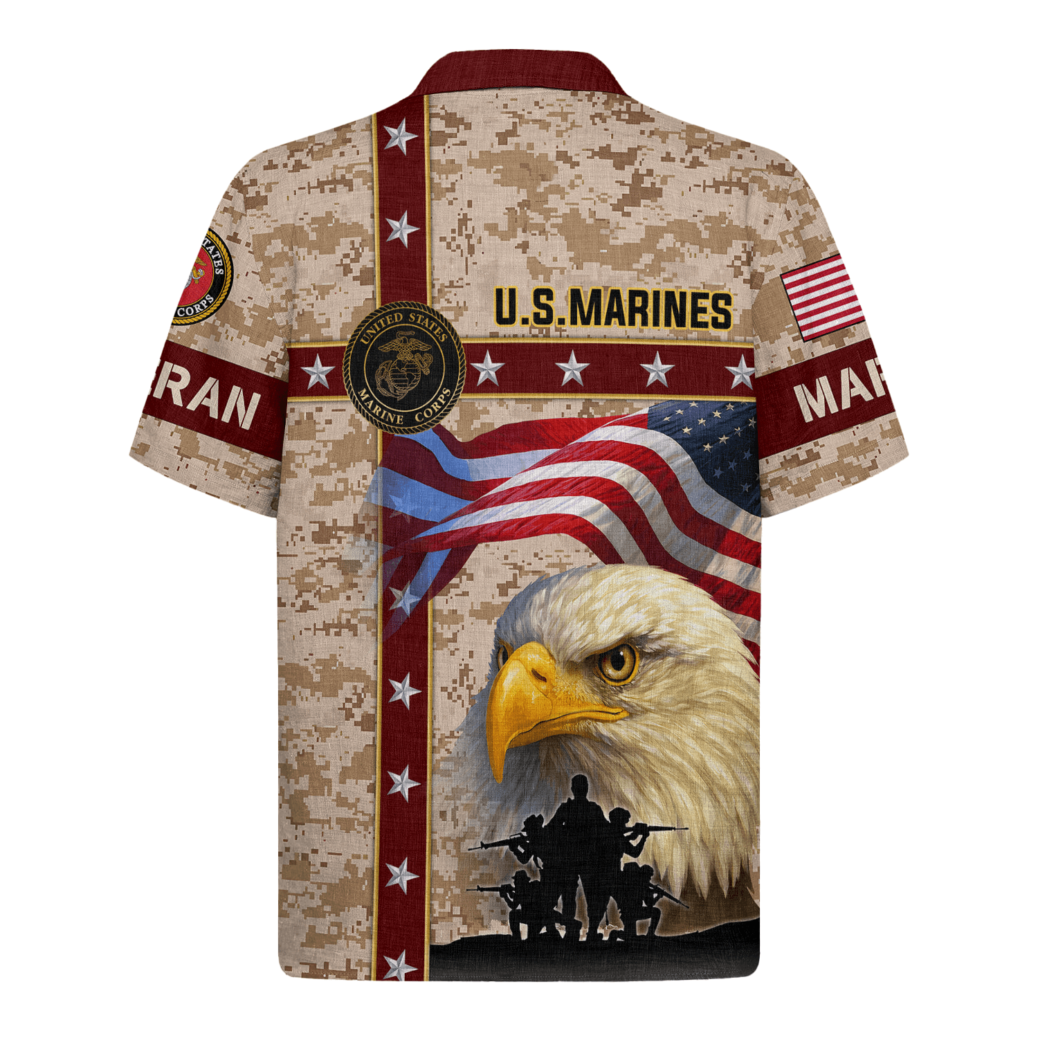 US MARINE 250th Years Of Service Hawaiian Shirt