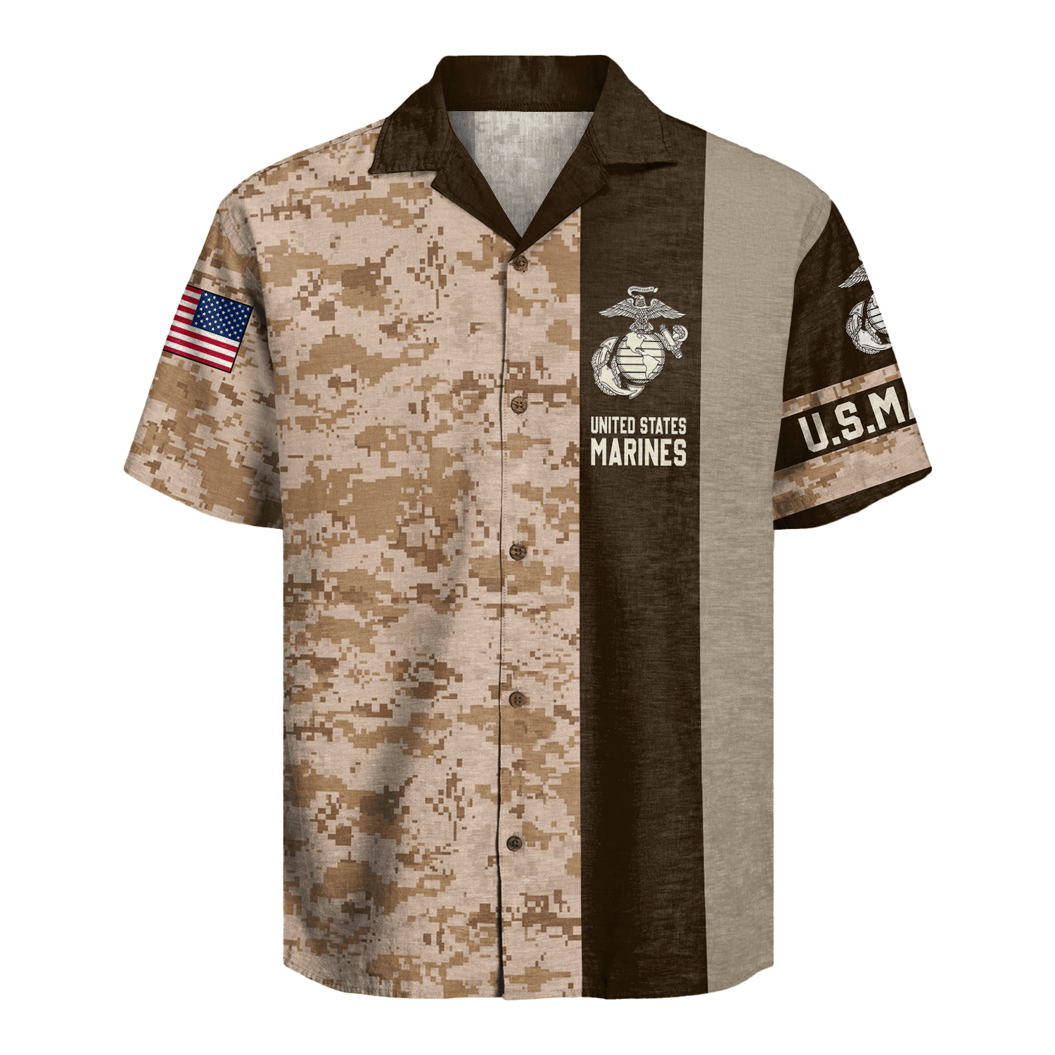 US MARINE 250th Years Of Service Hawaiian Shirt