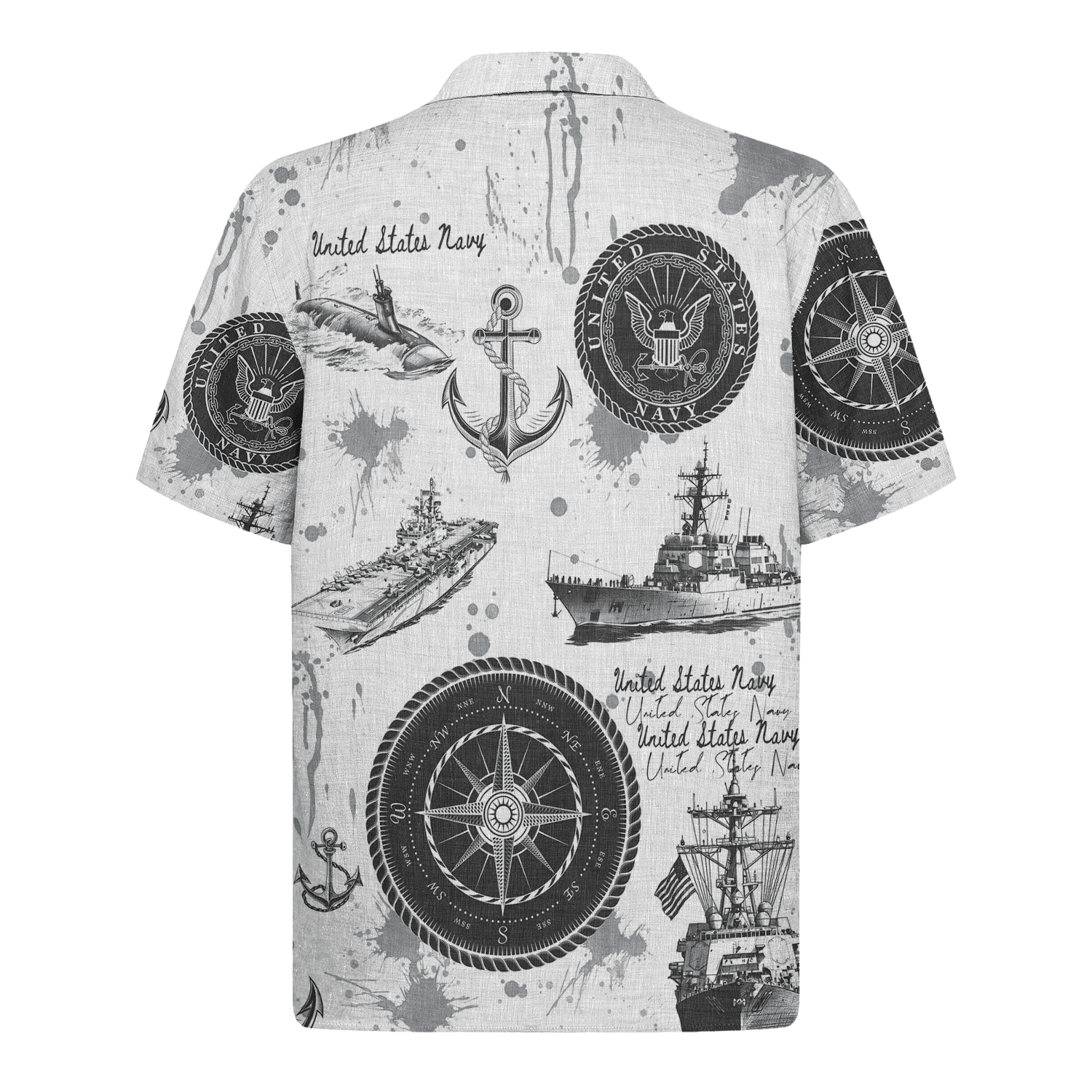 US Navy 250th Years Of Service Hawaiian Shirt