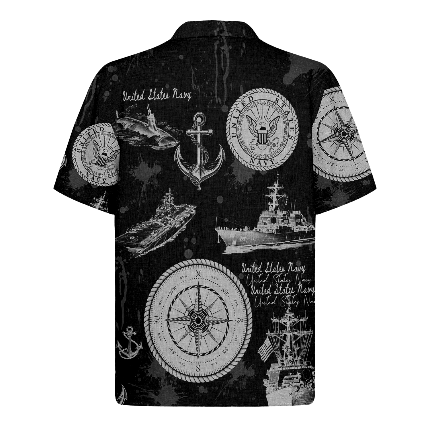 US Navy 250th Years Of Service Hawaiian Shirt
