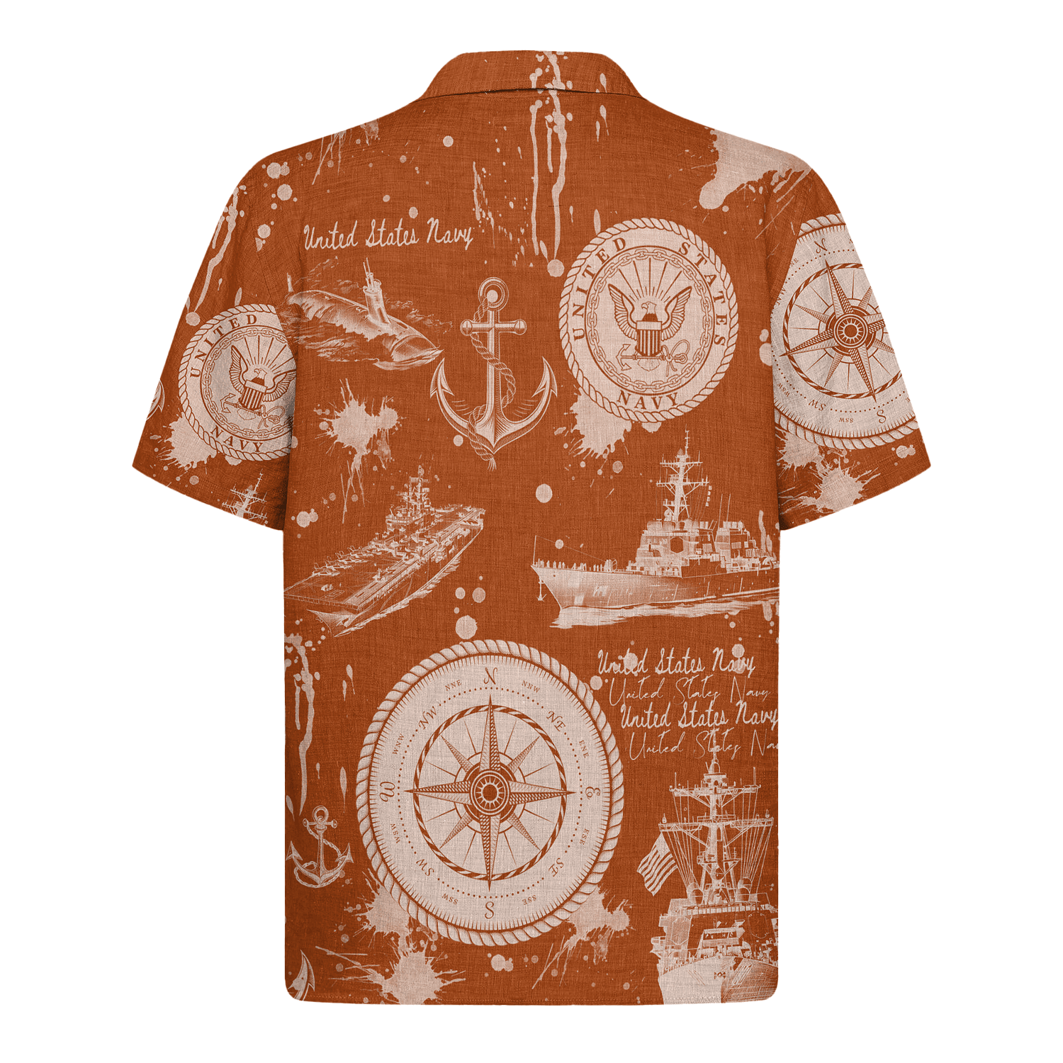 US Navy 250th Years Of Service Hawaiian Shirt