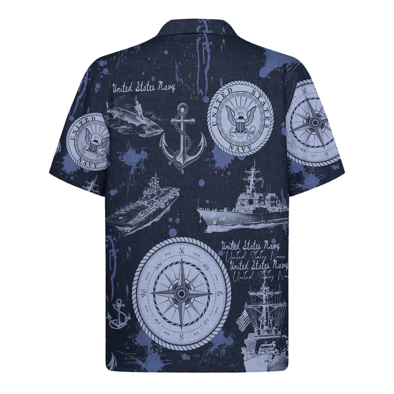 US Navy 250th Years Of Service Hawaiian Shirt