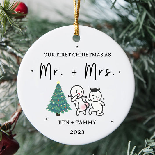 Our First Christmas As, Custom Ornament, Our First Christmas Together