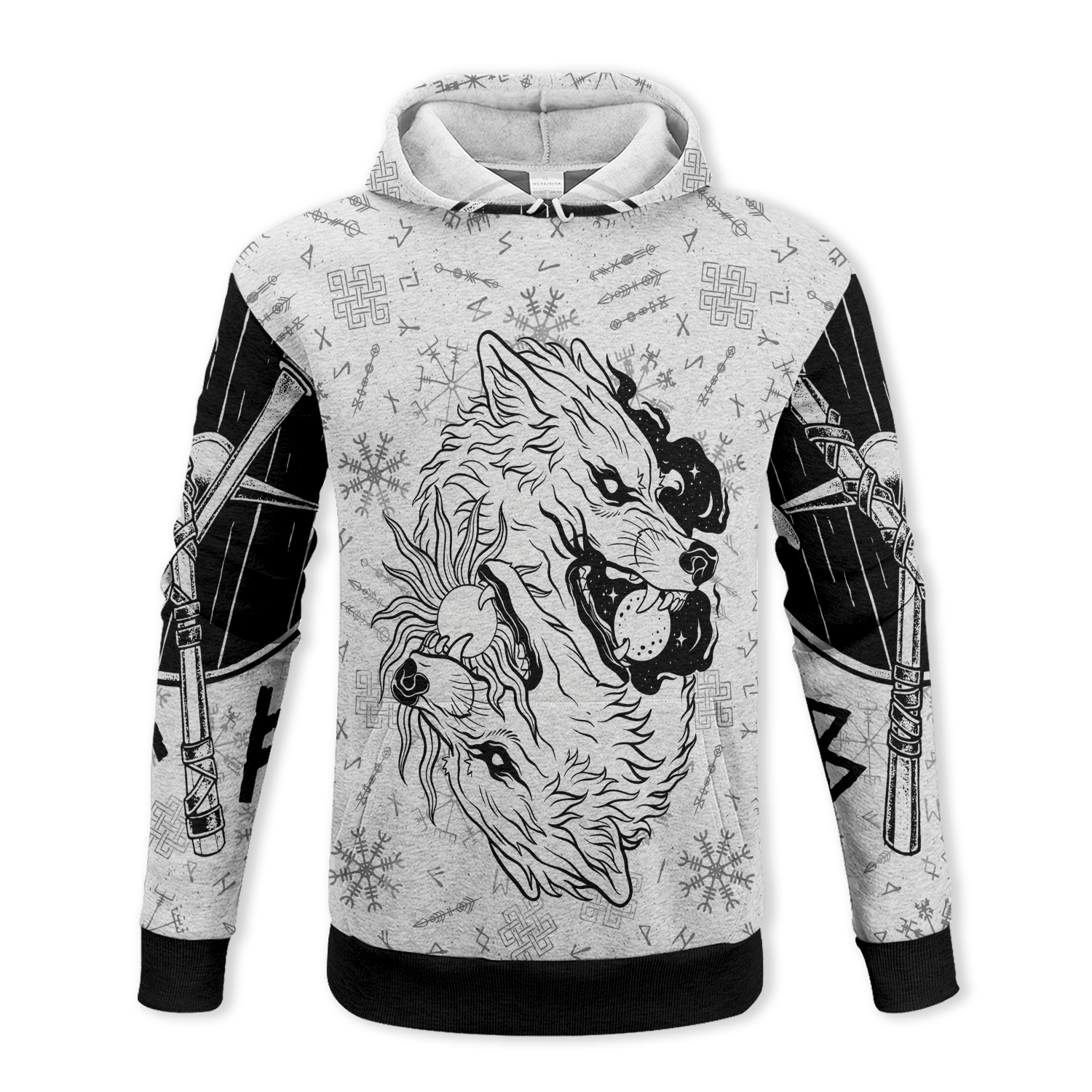 Sköll And Hati Fleece Hoodie & Joggers Set