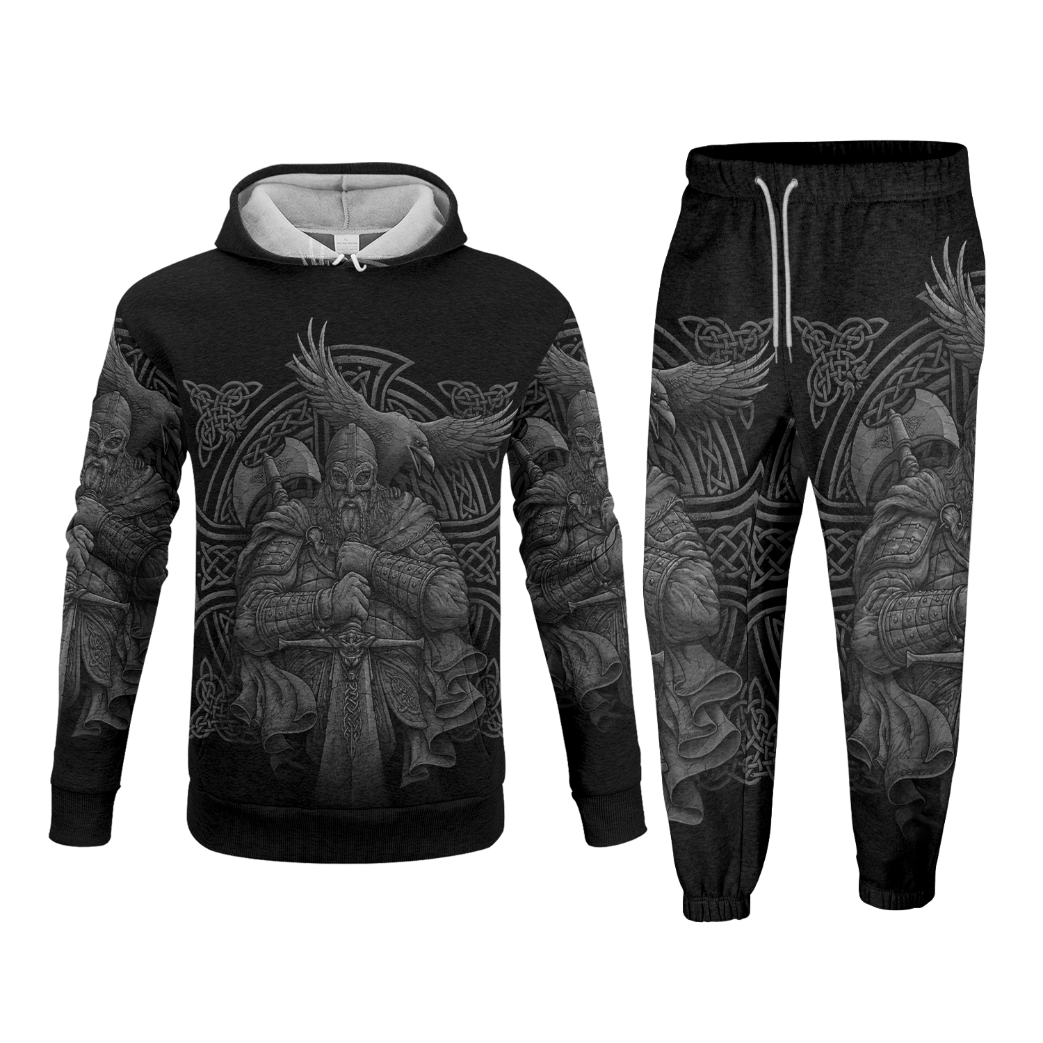 Odin's Dance Of The Swords Fleece Hoodie & Joggers Set