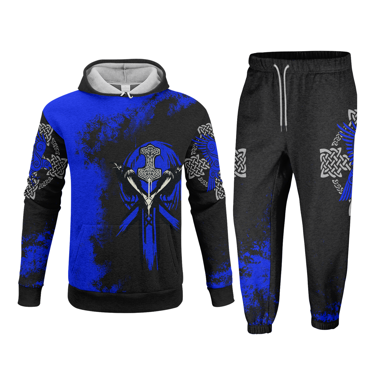 Midnight Thunder Fleece Hoodie & Joggers Set