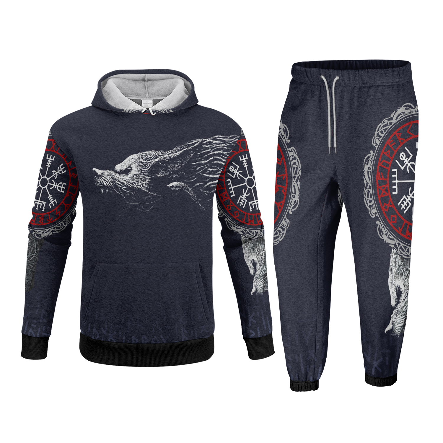 Howl Of The Ancients Fleece Hoodie & Joggers Set